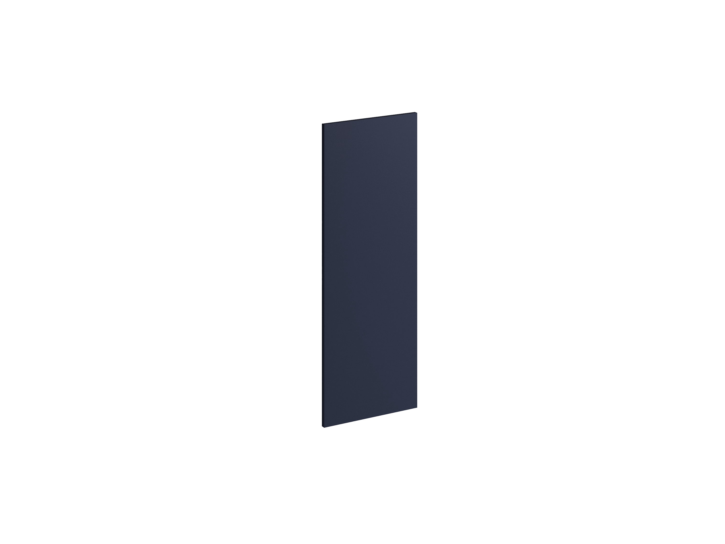 Costado para mueble de cocina delinia id mikonos marino mate 37x102.4 cm