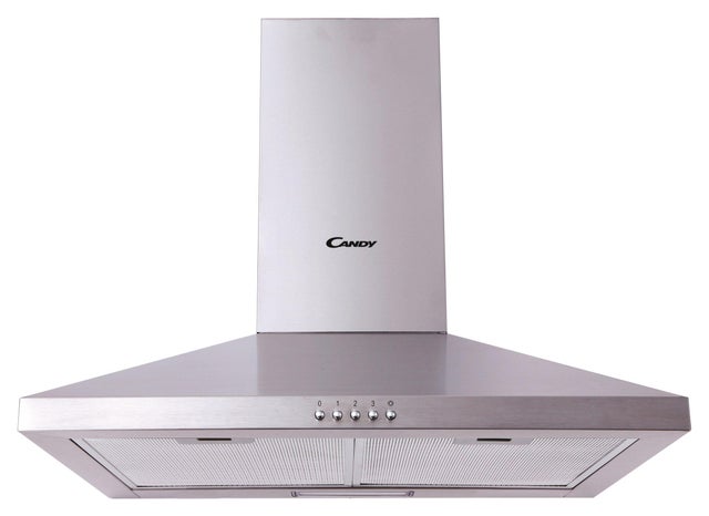 Campana de pared CANDY CCE116/1XGG 60 cm 285 m³/h inox Clase D