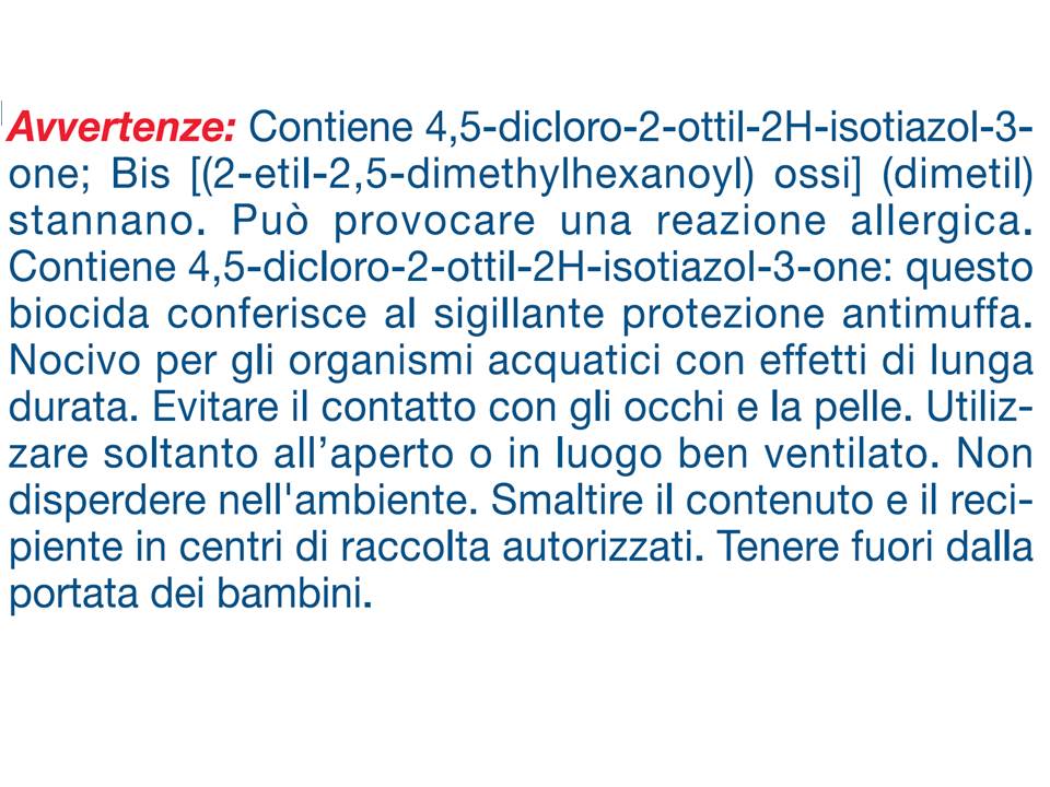 Silicone sigillante SARATOGA antimuffa  280 ml - 3