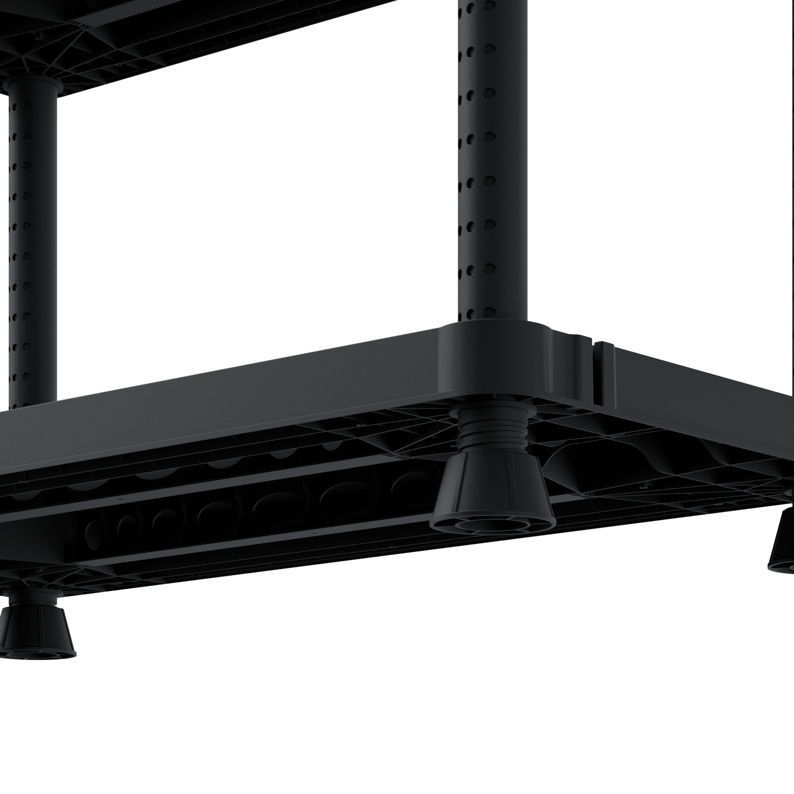 Scaffale in kit 5 ripiani L 90 x P 45 x H 187.5 cm nero, portata per ripiano 50 kg - 13