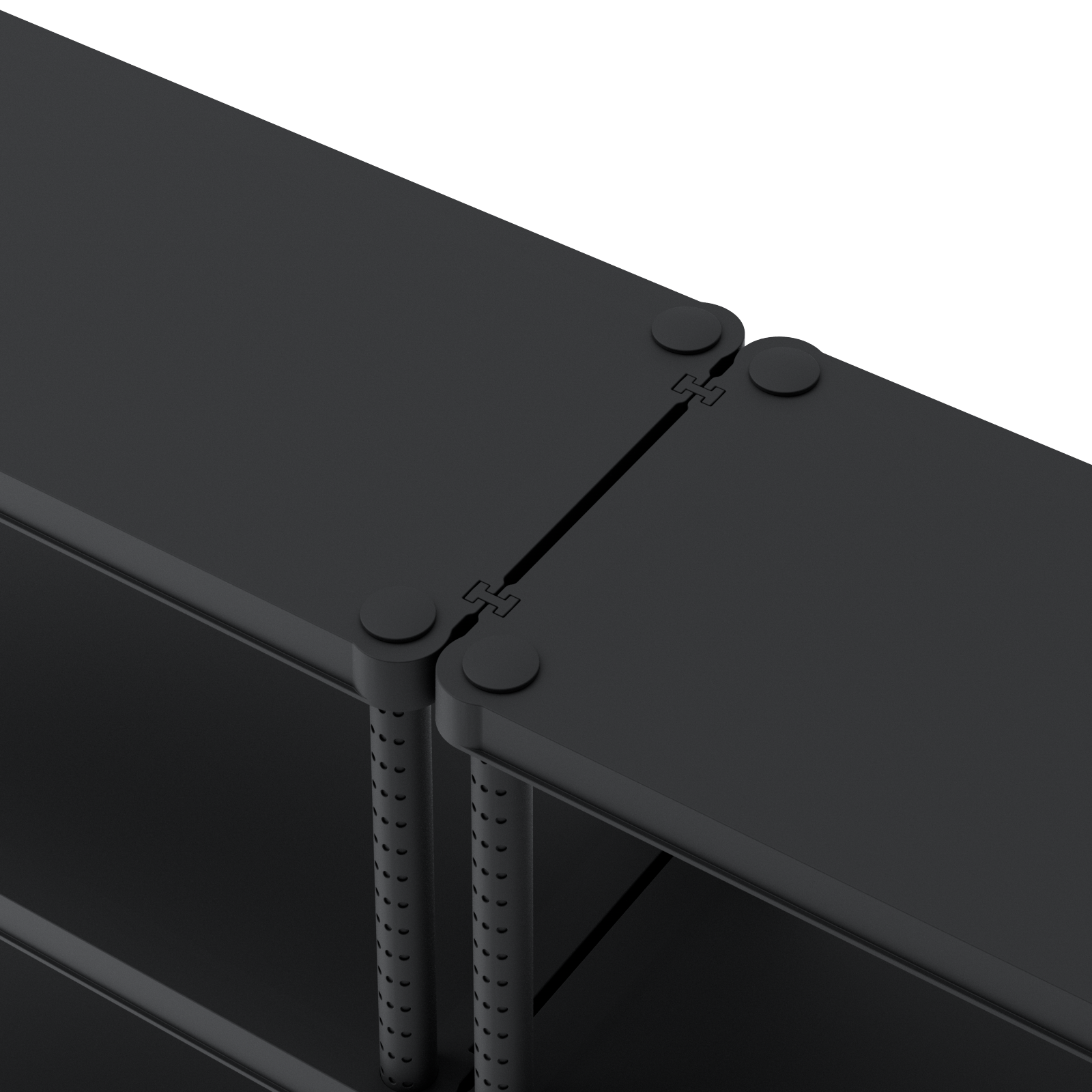 Scaffale in kit 5 ripiani L 90 x P 45 x H 187.5 cm nero, portata per ripiano 50 kg - 10