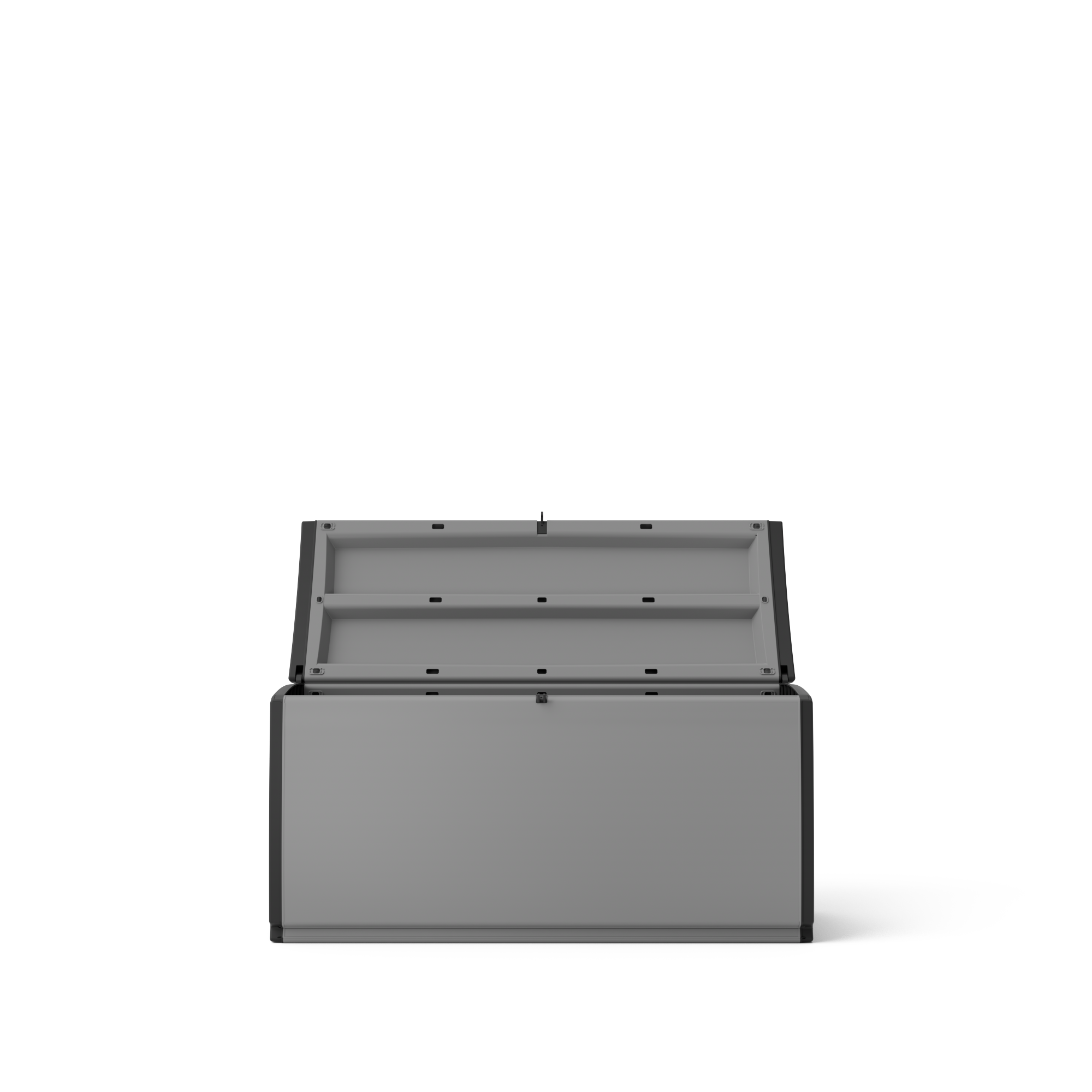 Baule panchina SPACEO Exellence in resina grigio L 120 x H 57 x P 54 cm - 10