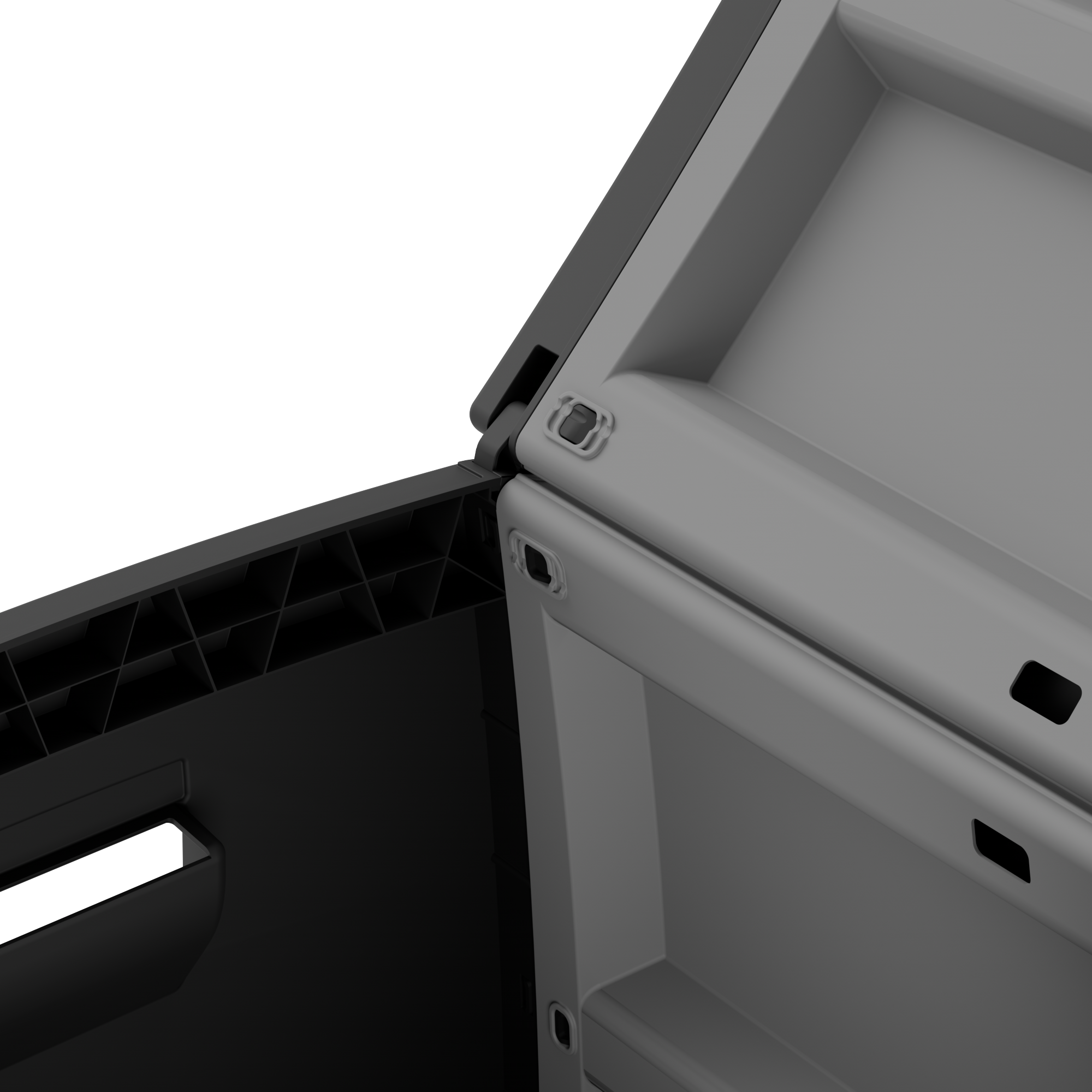 Baule panchina SPACEO Exellence in resina grigio L 120 x H 57 x P 54 cm - 11