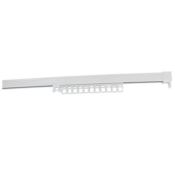 Rail aluminium Astuce rail blanc verni, L.250 cm côté ou central