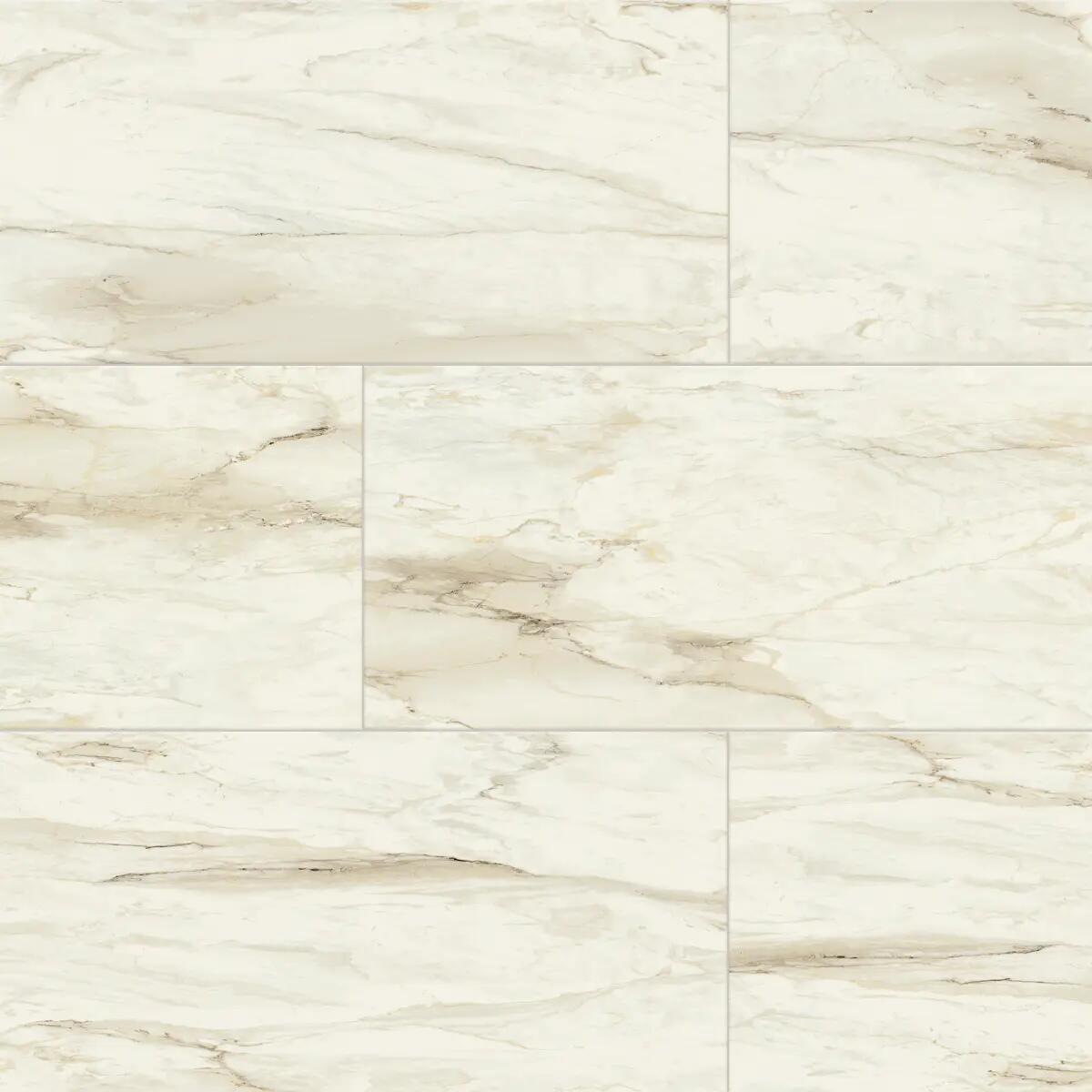 Piastrella da pavimento e rivestimento interno in gres porcellanato 75 x 150 cm rettificato bianco opaco Jolie traffico intenso (pei 4/5) Sp. 9.5 mm 2.25 mq - 8