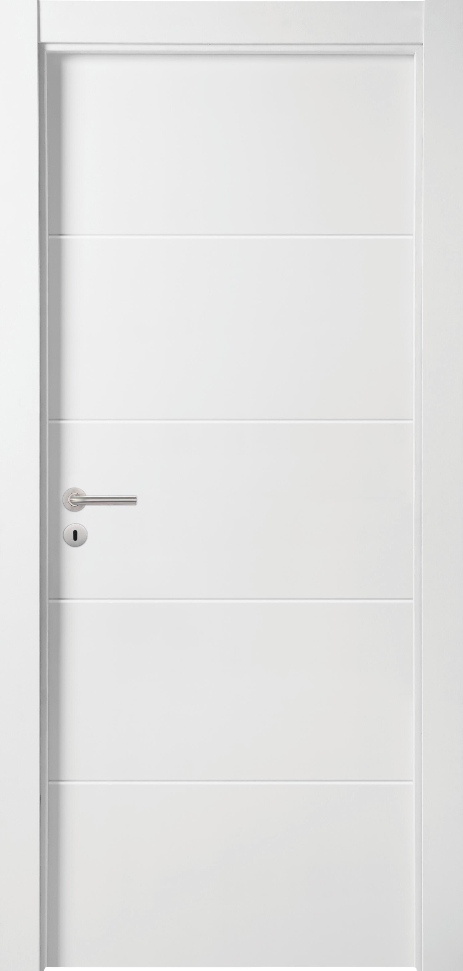 Bloco de porta interior HOLANDA BRANCA 70X200CM REVERSIVEL com guarnições - 2