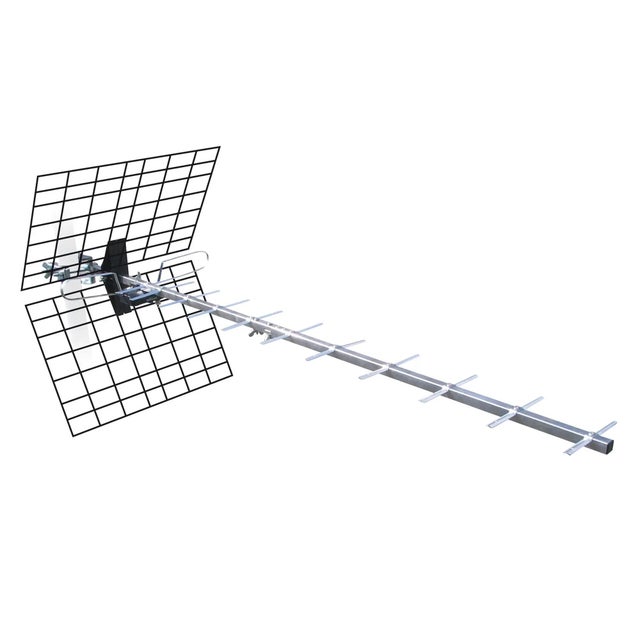 Antena exterior METRONIC UHF +20DB 12ELEMENTOS 4G