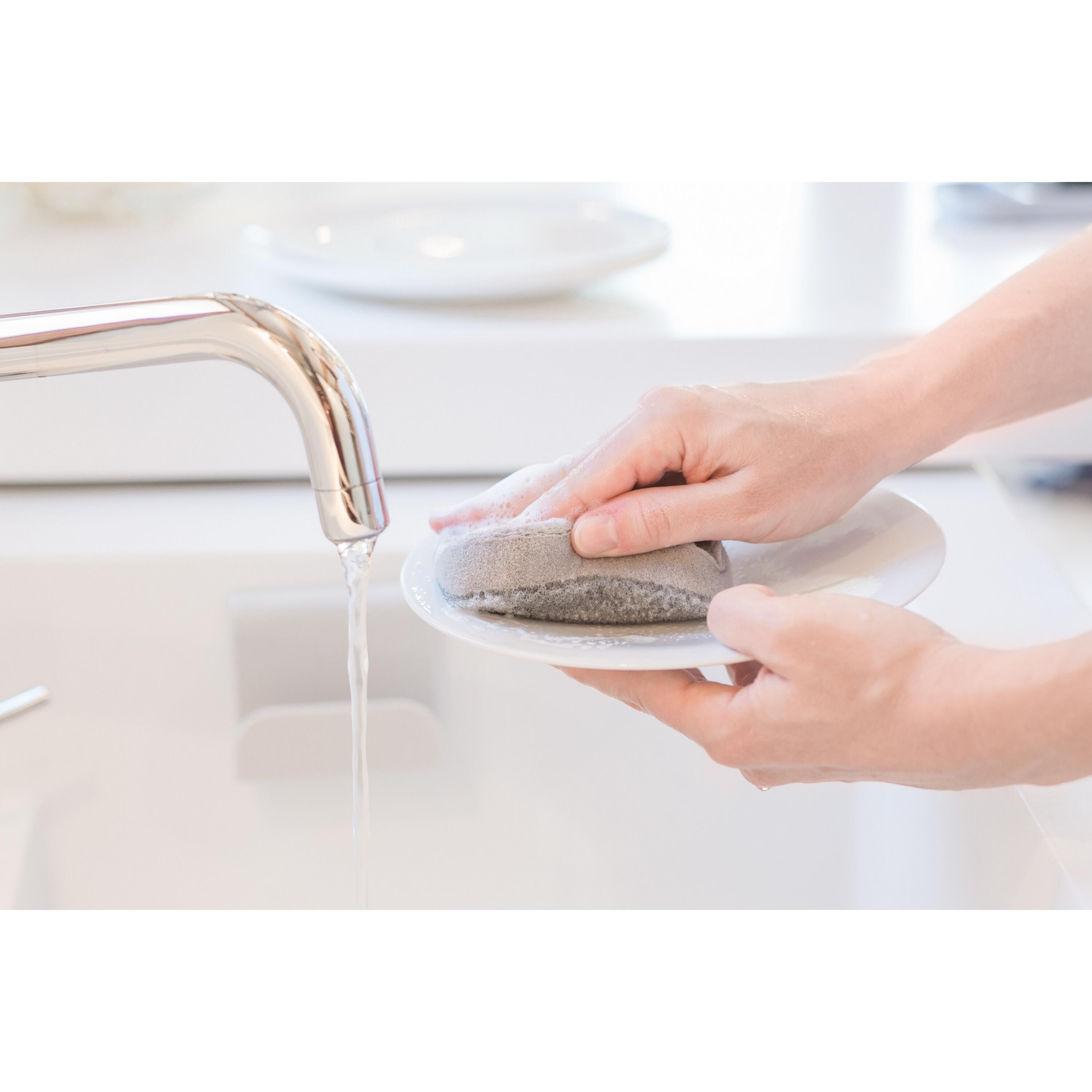 Porta-esponjas rengo com ventosa branco - 4