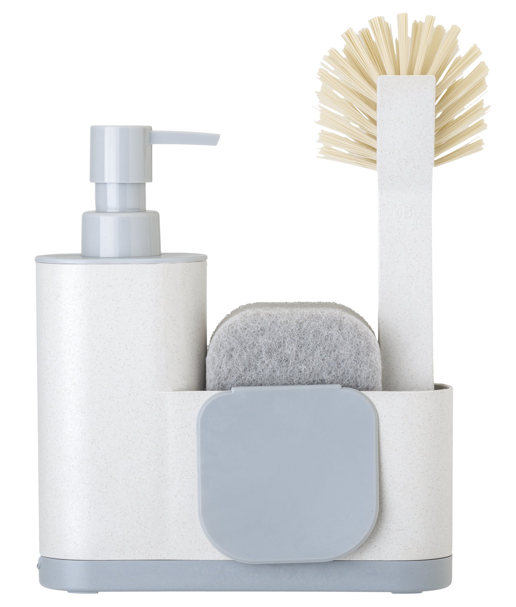 Conjunto doseador com porta-esponjas VIGAR 4 PEÇAS BRANCO/AZUL - 13