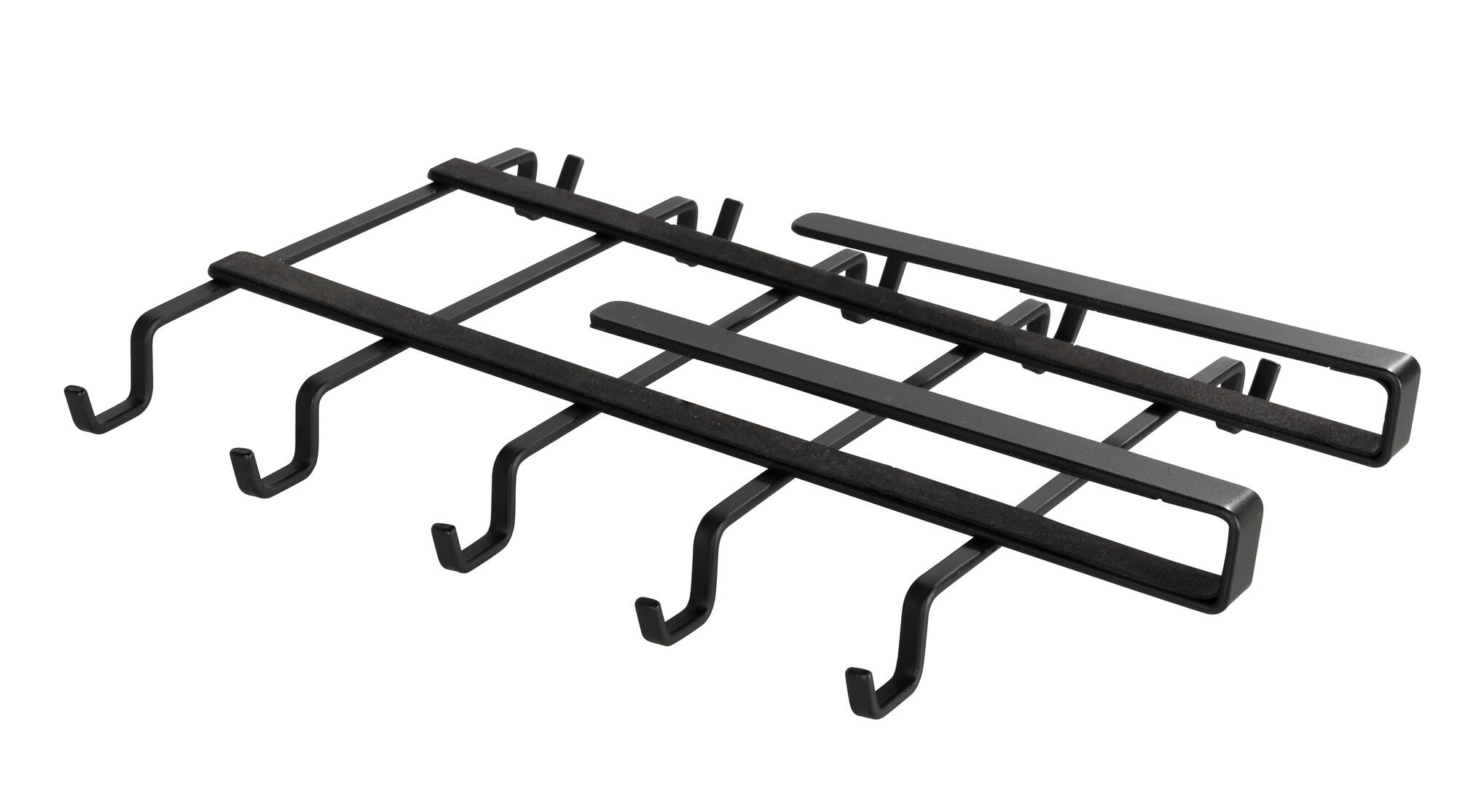 Porta-chávenas para móvel superior 22 x 28 x 5 cm ferro preto Wenko - 3