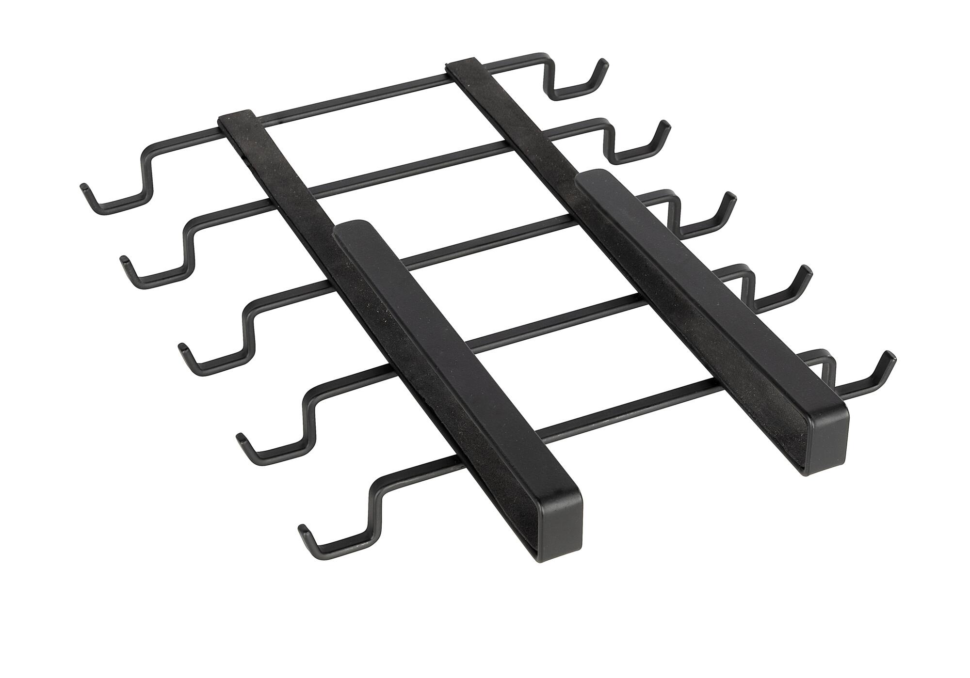 Porta-chávenas para móvel superior 22 x 28 x 5 cm ferro preto Wenko - 2