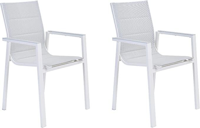 Cadeira de alumínio NATERIAL ORION GAMMA BRANCO - 24