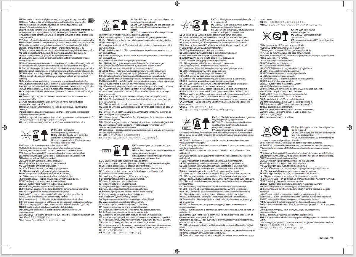 Pack 3 Lâmpada led filamentos E14 esférica 470 lm luz neutra - 2