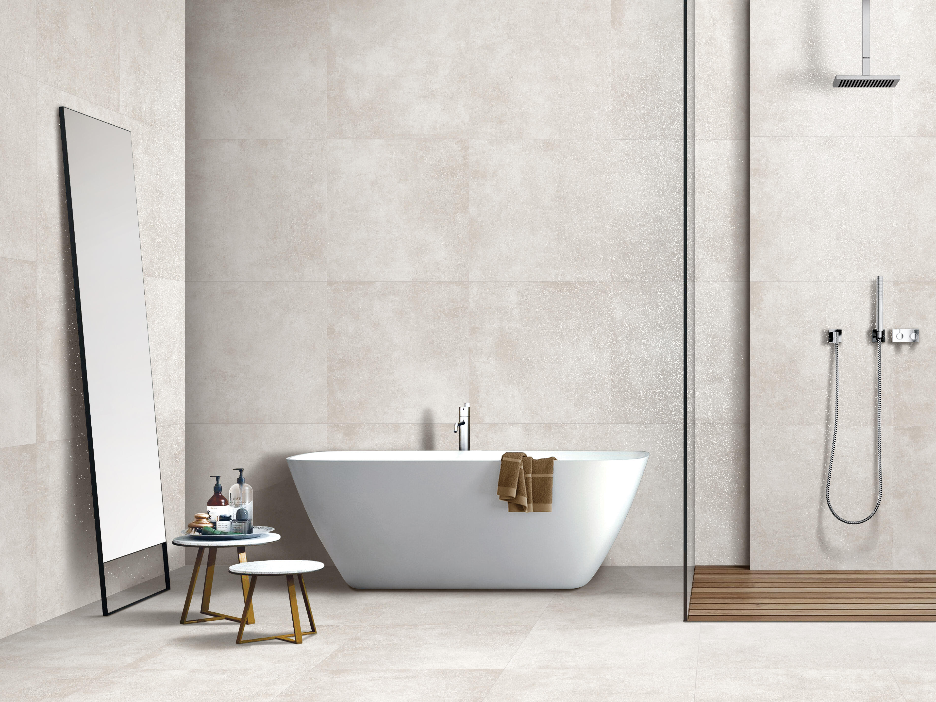 Gres szkliwiony Samos White Lappato 60x60 Artens - 5