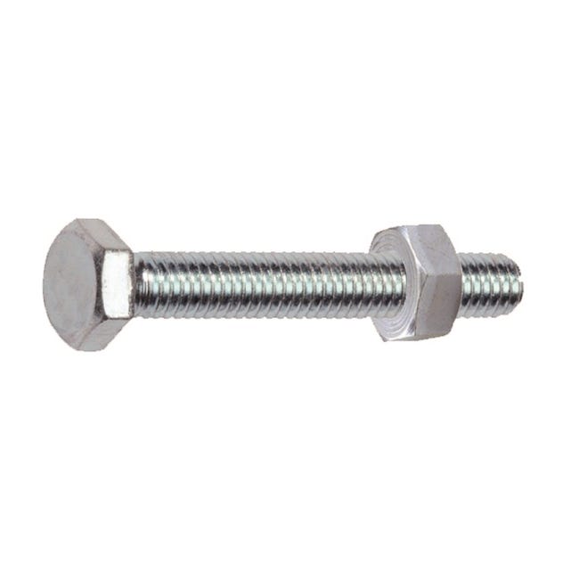 Viti a testa esagonale M6 (6 mm x 10 mm) in acciaio inox A2 (confezione Viti a testa esagonale M6 (6 mm x 10 mm) in acciaio inox A2 (confezione