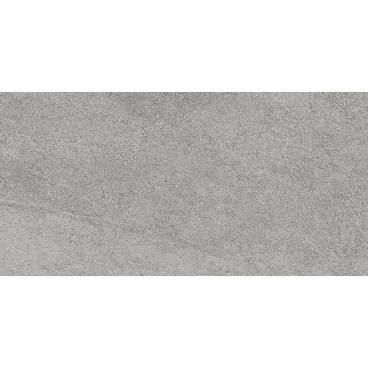 Piastrella da pavimento interno in gres porcellanato 30 x 60.4 cm smaltato grigio satinato Quartzite traffico intenso (pei 4/5) Sp. 7.4 mm 1.54 mq - 10