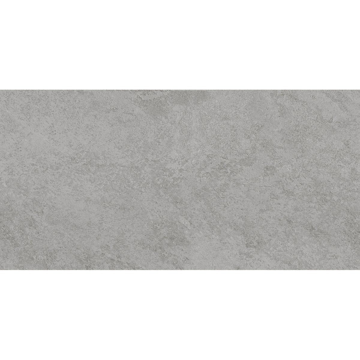 Piastrella da pavimento interno in gres porcellanato 30 x 60.4 cm smaltato grigio satinato Quartzite traffico intenso (pei 4/5) Sp. 7.4 mm 1.54 mq - 7