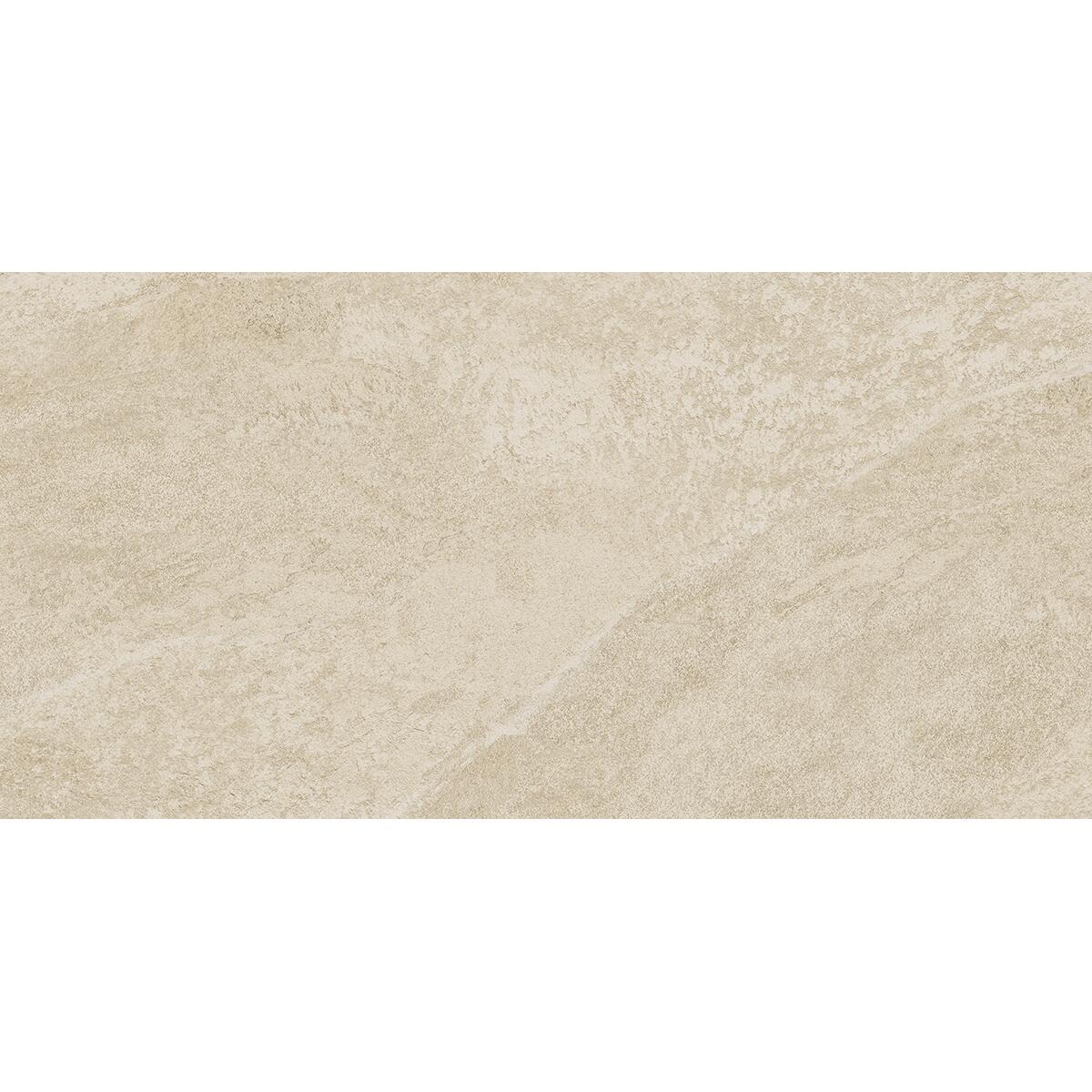Piastrella da pavimento interno in gres porcellanato 60.4 x 30 cm smaltato beige satinato Quartzite traffico intenso (pei 4/5) Sp. 7.4 mm 1.54 mq - 9