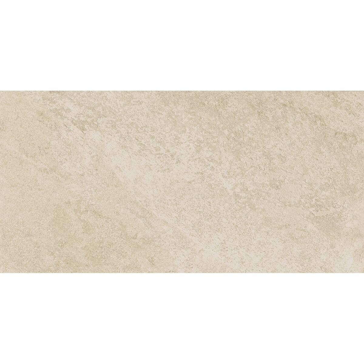 Piastrella da pavimento interno in gres porcellanato 60.4 x 30 cm smaltato beige satinato Quartzite traffico intenso (pei 4/5) Sp. 7.4 mm 1.54 mq - 8