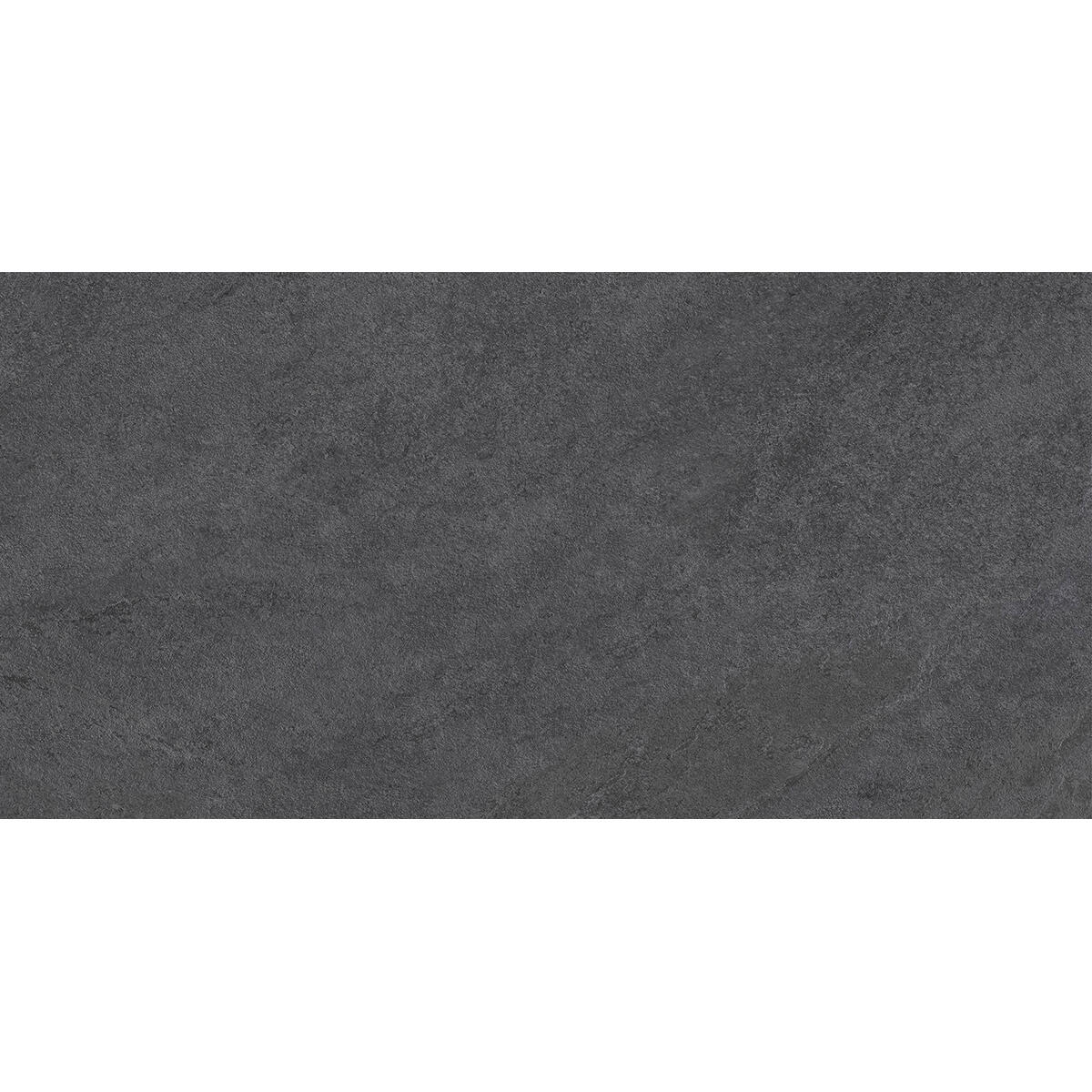 Piastrella da pavimento e rivestimento interno in gres porcellanato 30 x 60.4 cm non rettificato smaltato nero satinato Quartzite traffico medio forte (pei 3/5) Sp. 7.4 mm 1.54 mq - 11