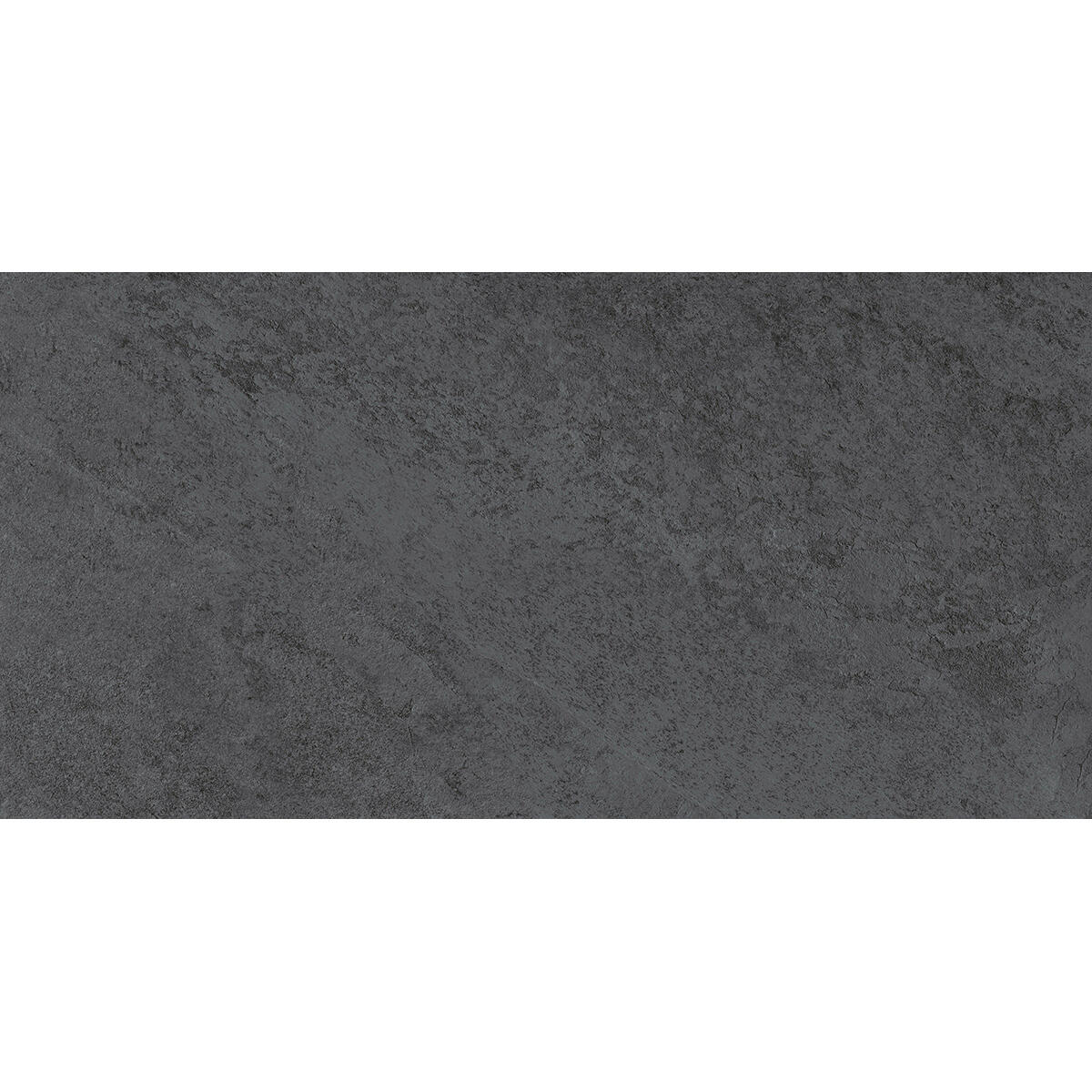 Piastrella da pavimento e rivestimento interno in gres porcellanato 30 x 60.4 cm non rettificato smaltato nero satinato Quartzite traffico medio forte (pei 3/5) Sp. 7.4 mm 1.54 mq - 8