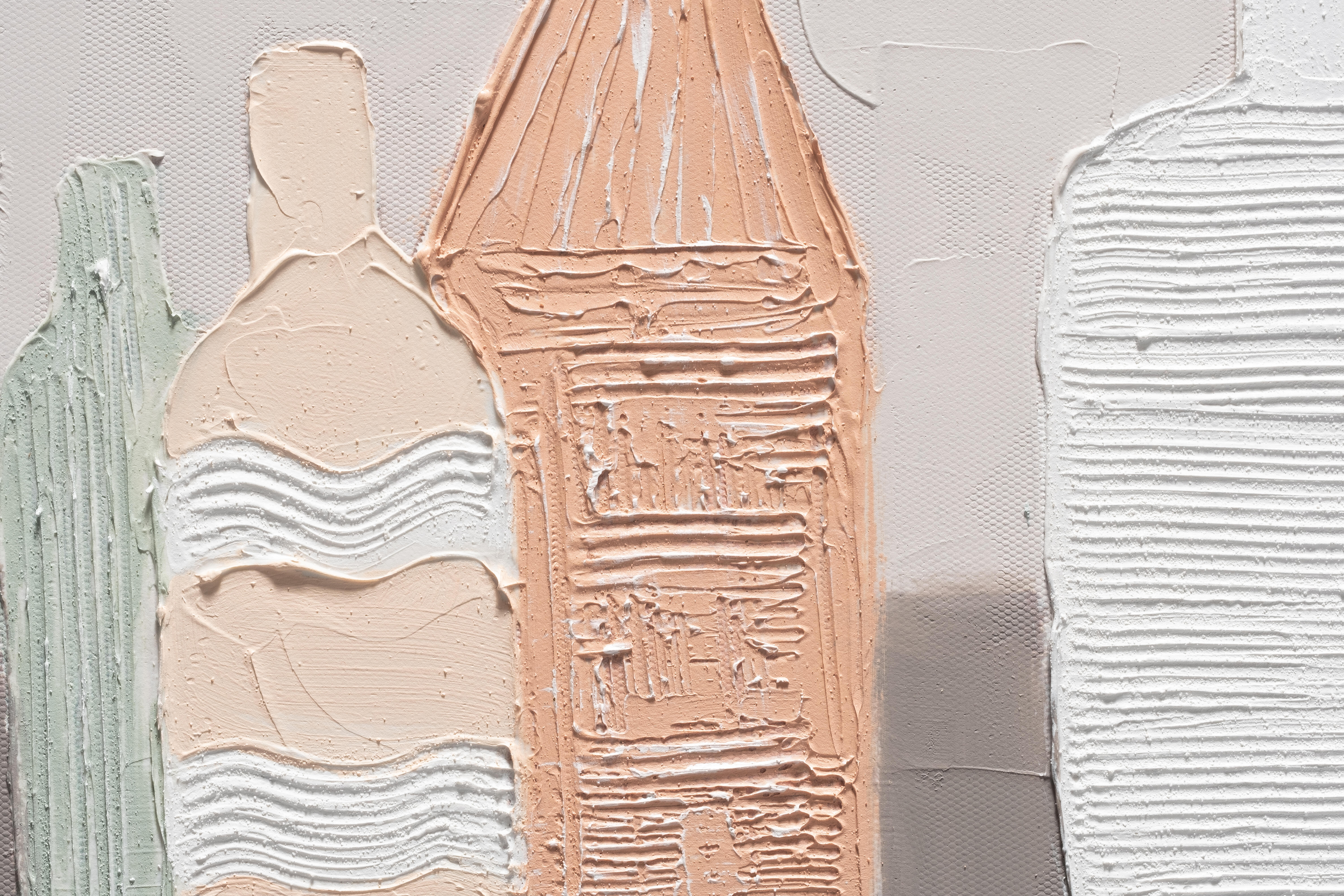 Tela pintada 30 x 90 cm GARRAFAS - 5