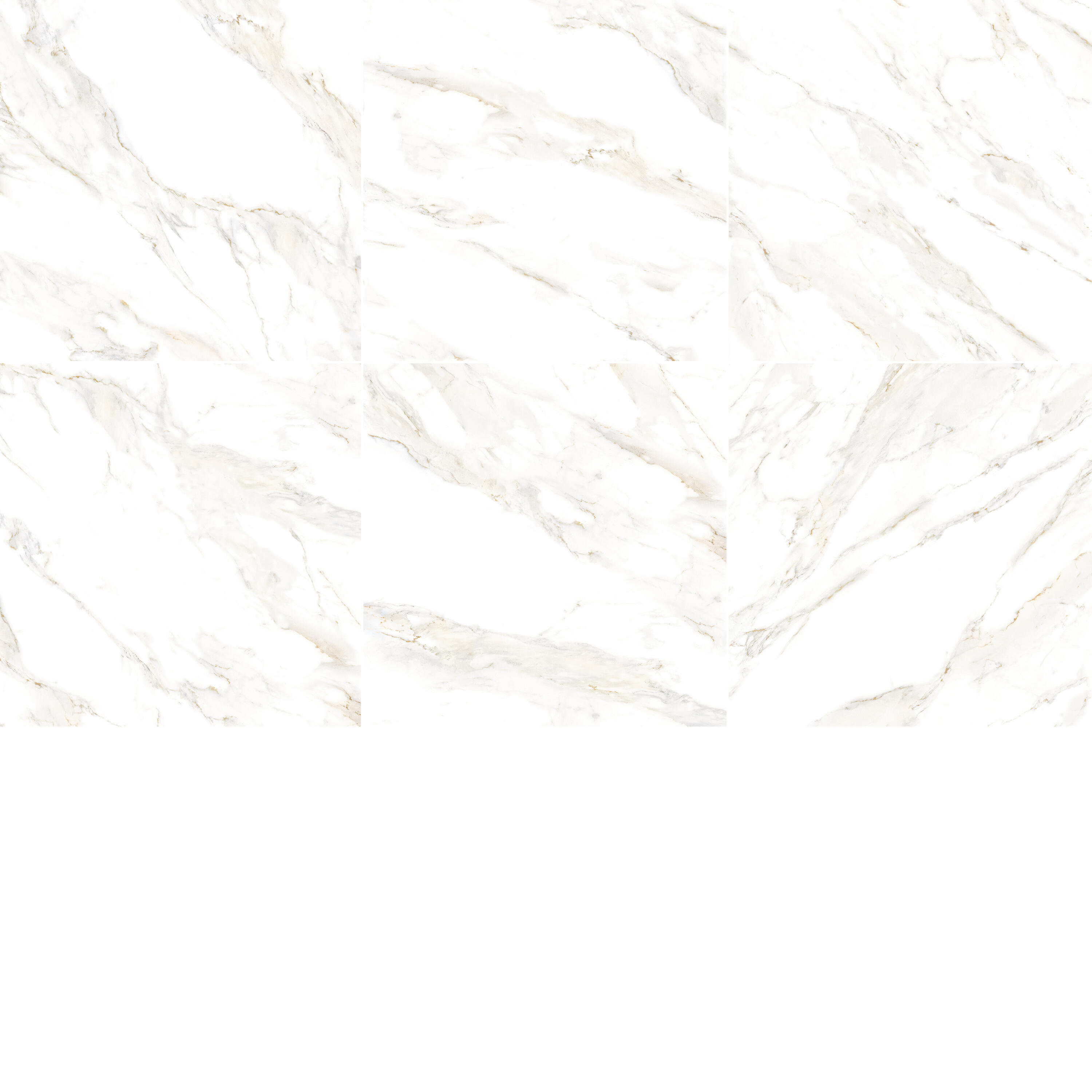 Piastrella da pavimento e rivestimento interno in gres porcellanato 60 x 60 cm rettificato smaltato bianco e beige opaco Remix Marble R9 traffico intenso (pei 4/5) Sp. 7.4 mm 1.44 mq - 6