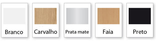 Cores disponíveis para perfis