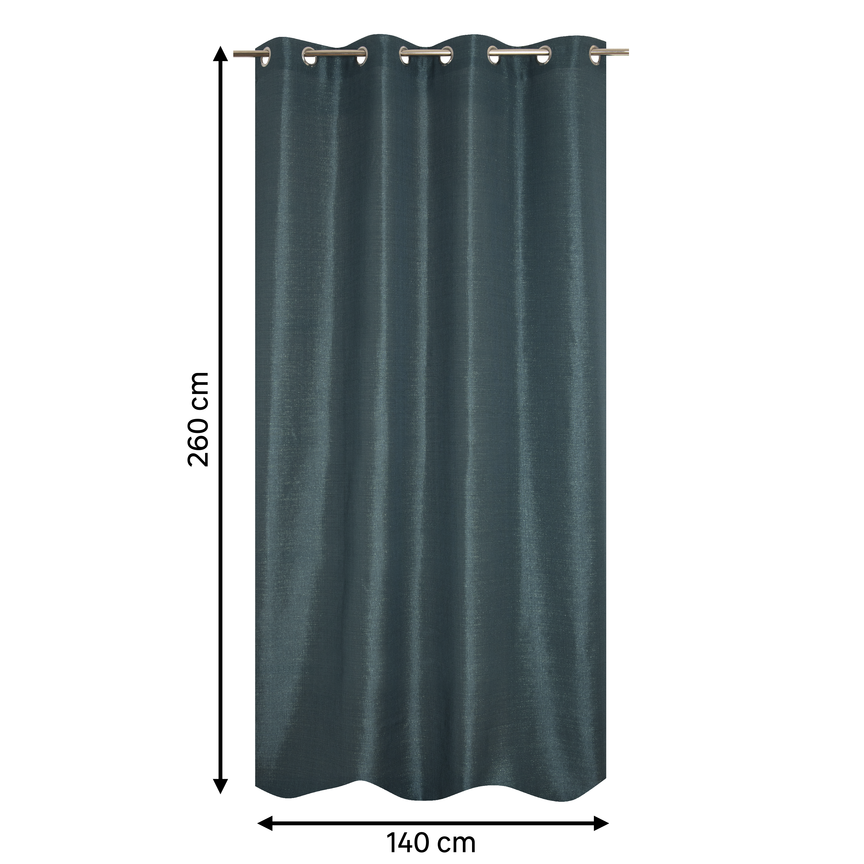 Rideau tamisant, Dario, vert H.260 x l.140 cm INSPIRE - 4