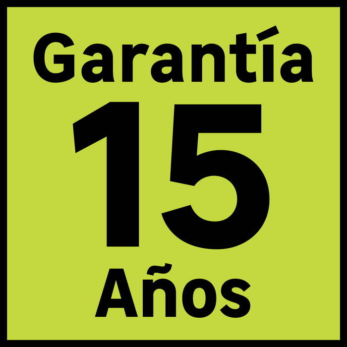 15 años de garantia