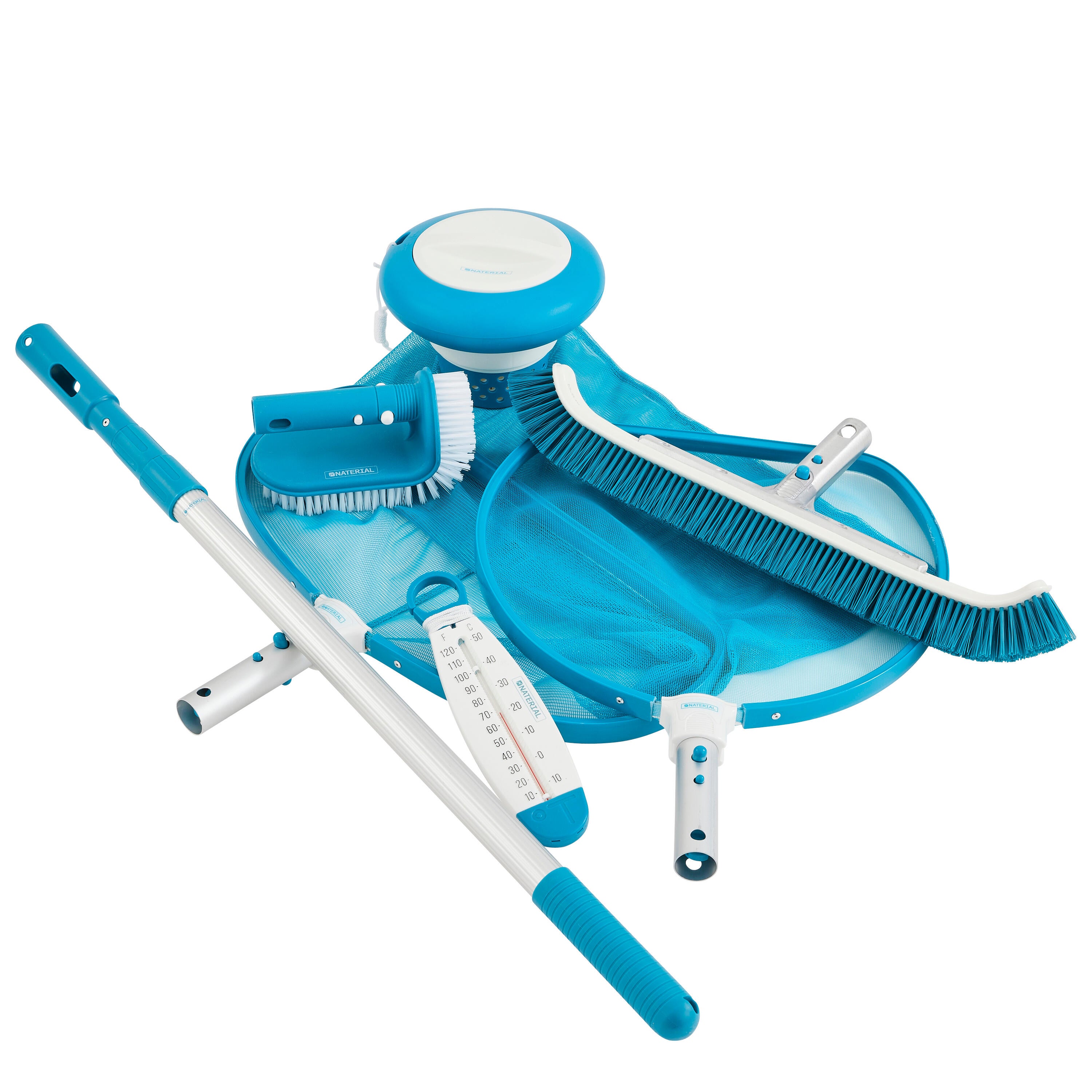 Kit d'entretien piscine 7 accessoires NATERIAL - 7