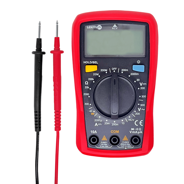Multimètre numérique 300V, LEXMAN