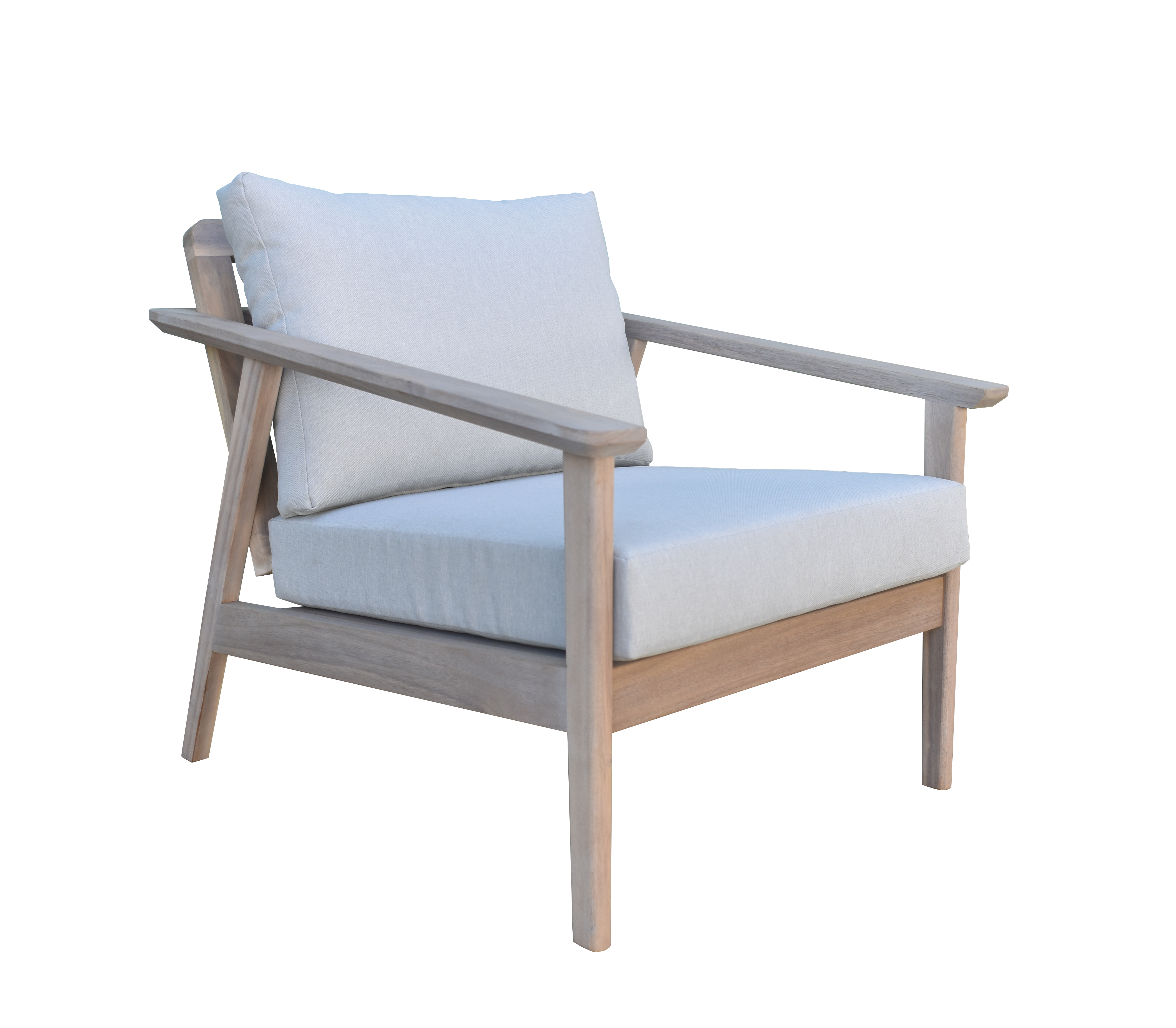 Salon bas de jardin bois en acacia Atlas NATERIAL, 5 personnes - 6