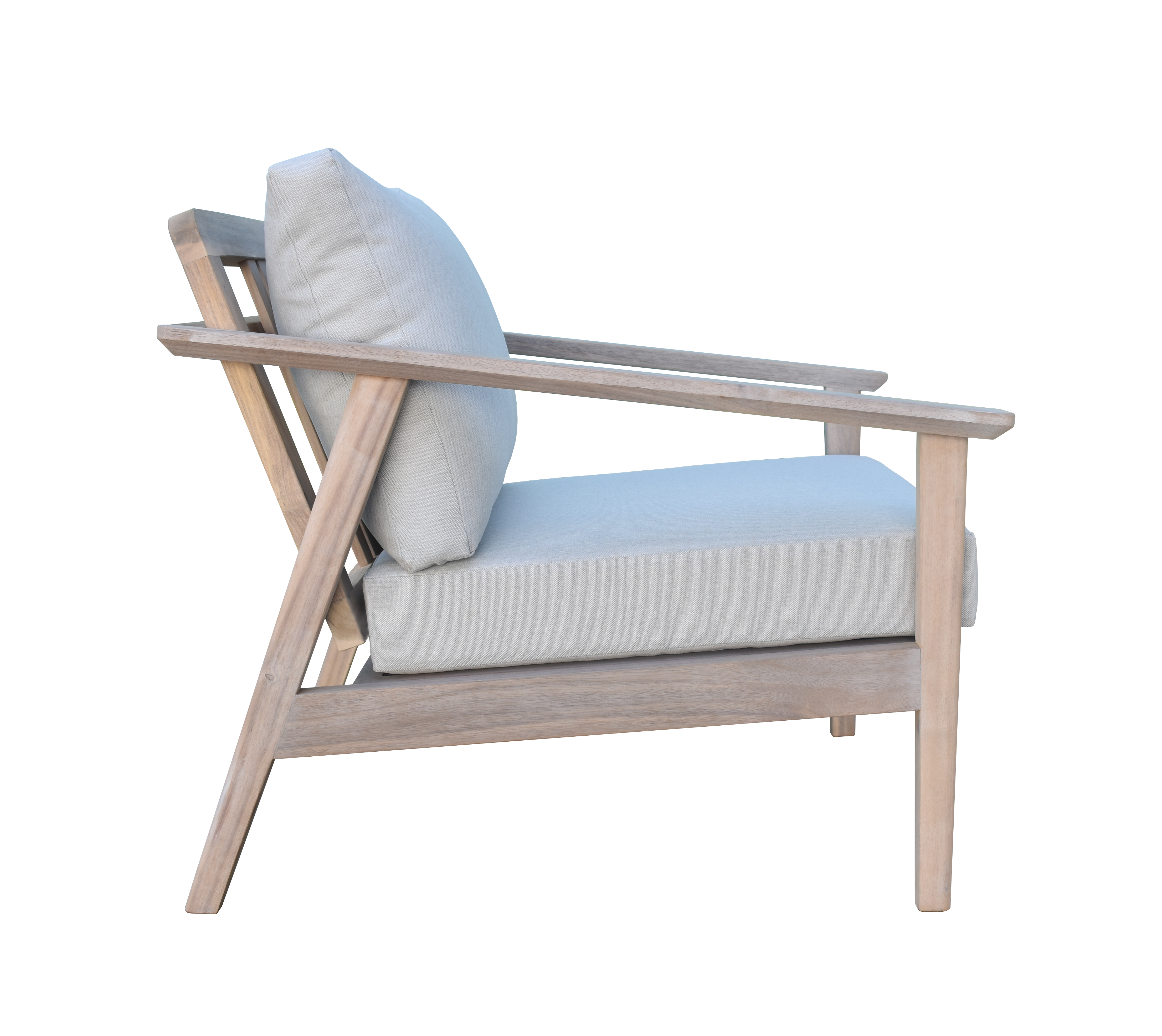 Salon bas de jardin bois en acacia Atlas NATERIAL, 5 personnes - 8
