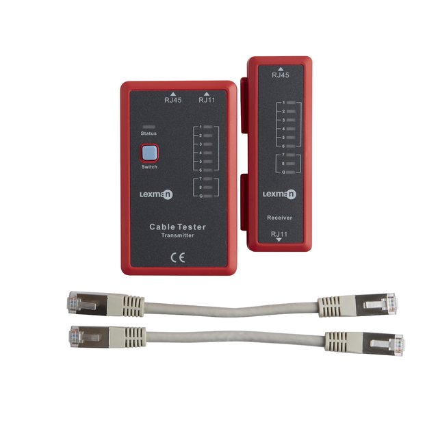Medidor de continuidade LEXMAN para cabos RJ45