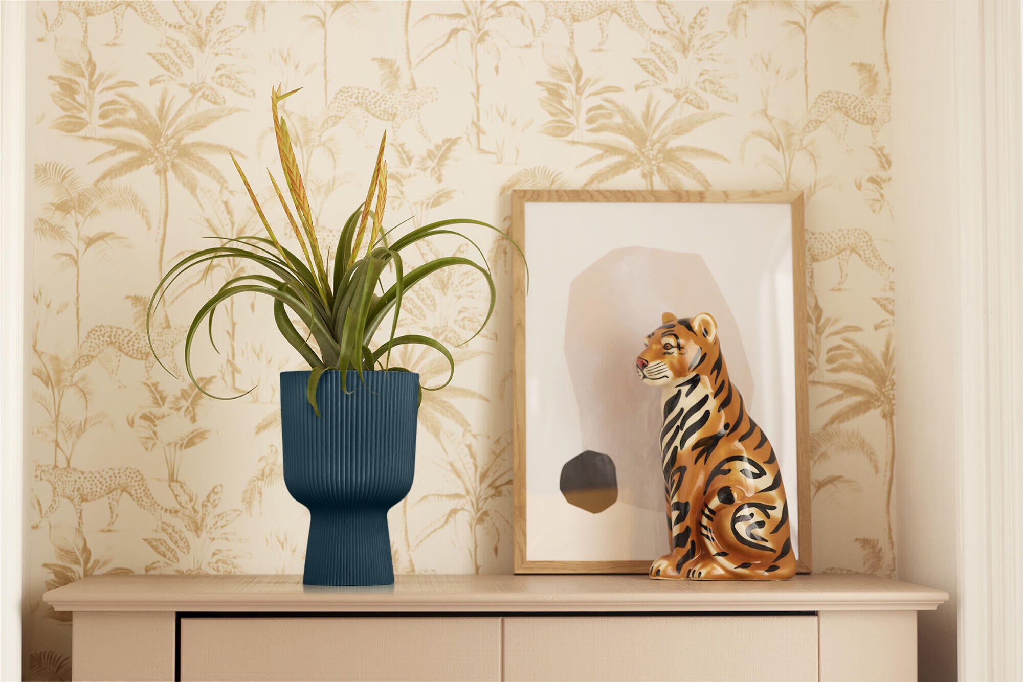 Vaso per piante e fiori VIBES ELHO in polipropilene azzurro H 21 cm Ø 14 cm - 2