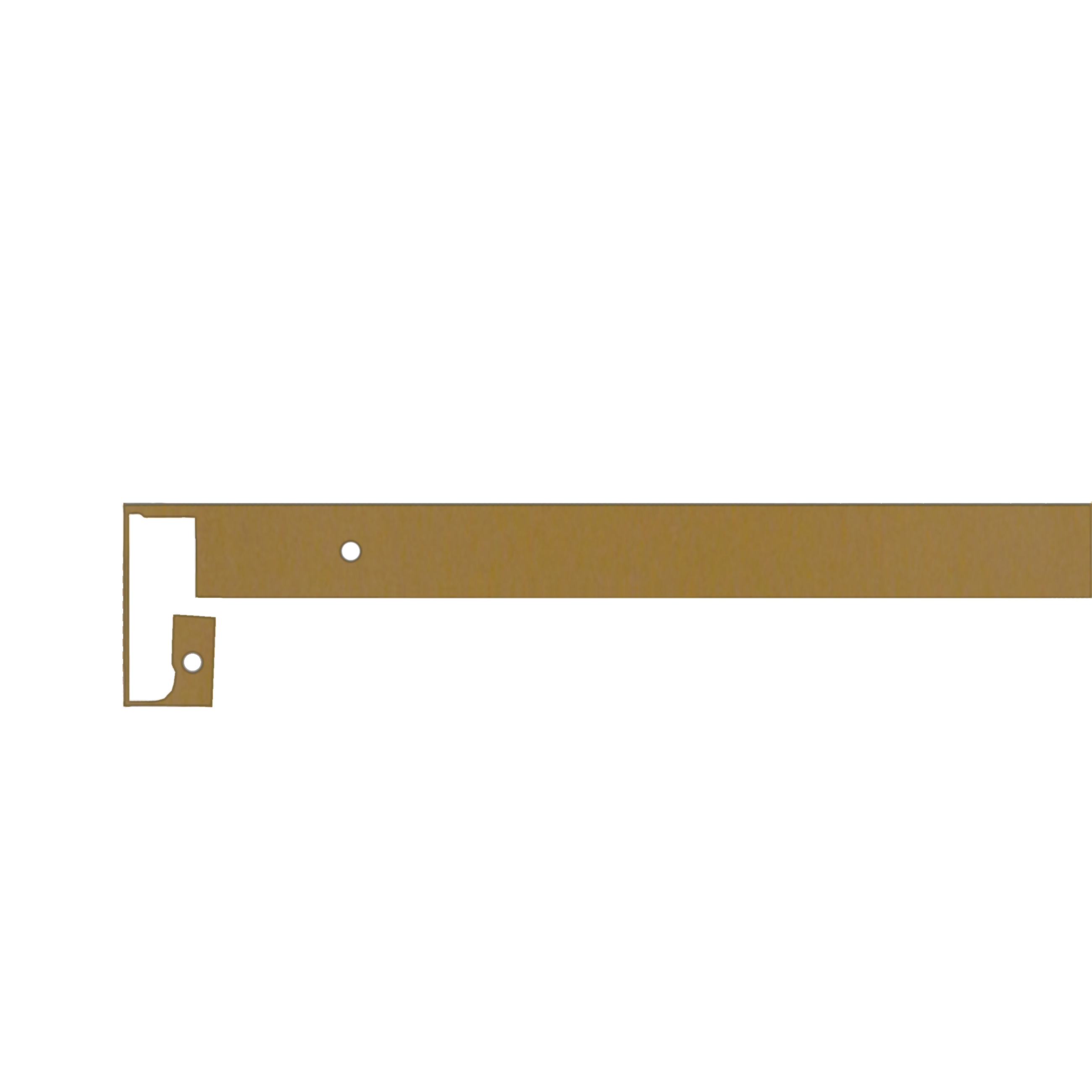 Listwa łącząca szczelinowa 38 mm D buk Biuro Styl