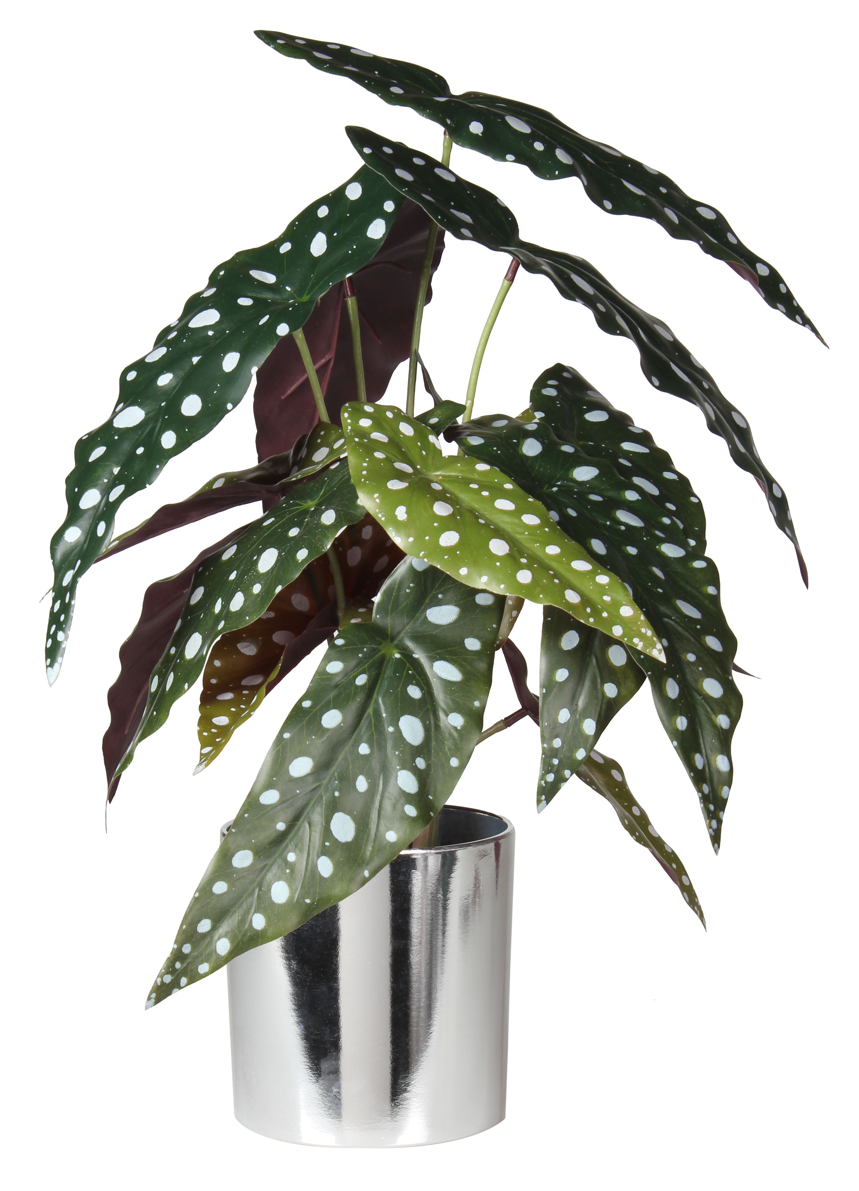Begonia sztuczna 39cm w doniczce