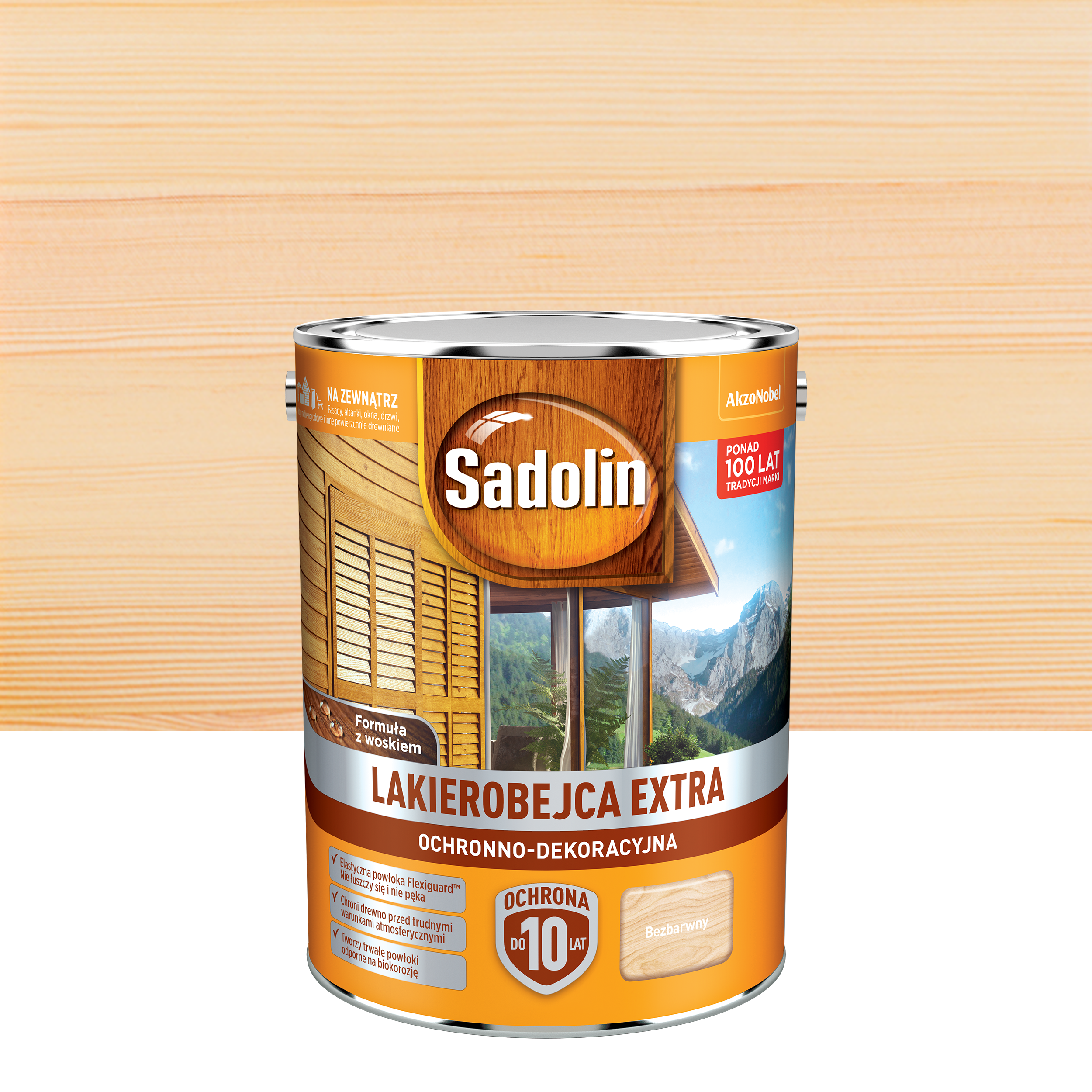 Lakierobejca do drewna Extra 5 l Bezbarwny Sadolin