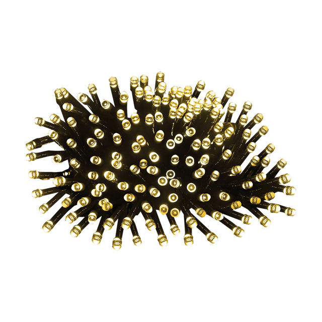 Lampki świąteczne zewnętrzne solarne 240 LED ciepły biały Goliat