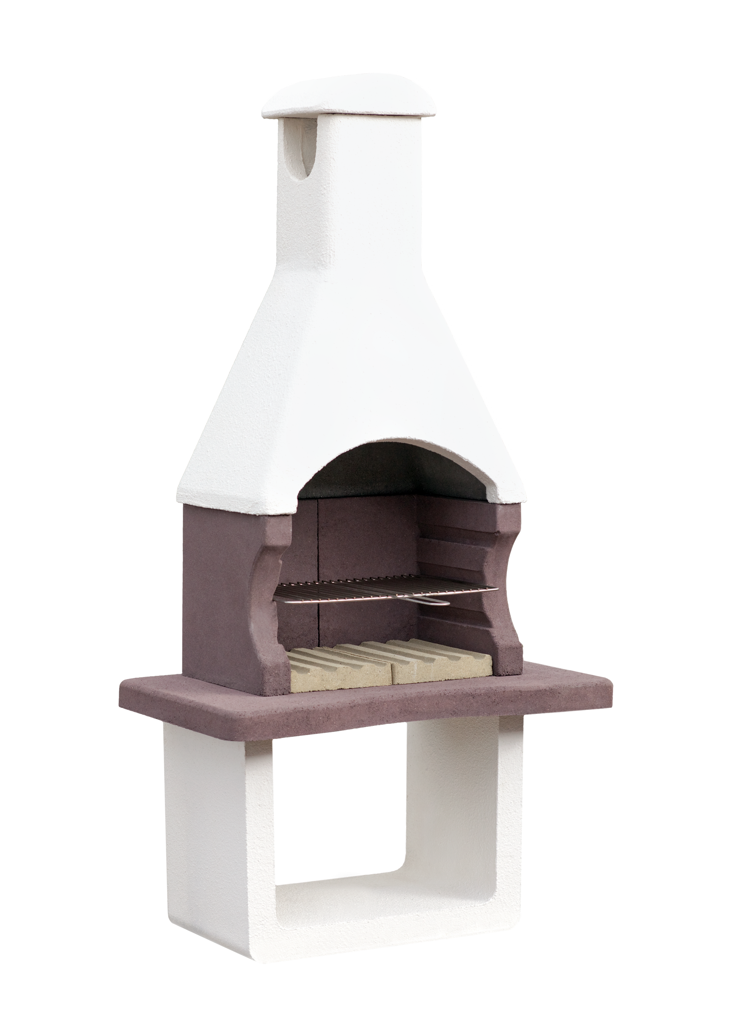 Grill ogrodowy betonowy Stockholm 183x93x52 cm