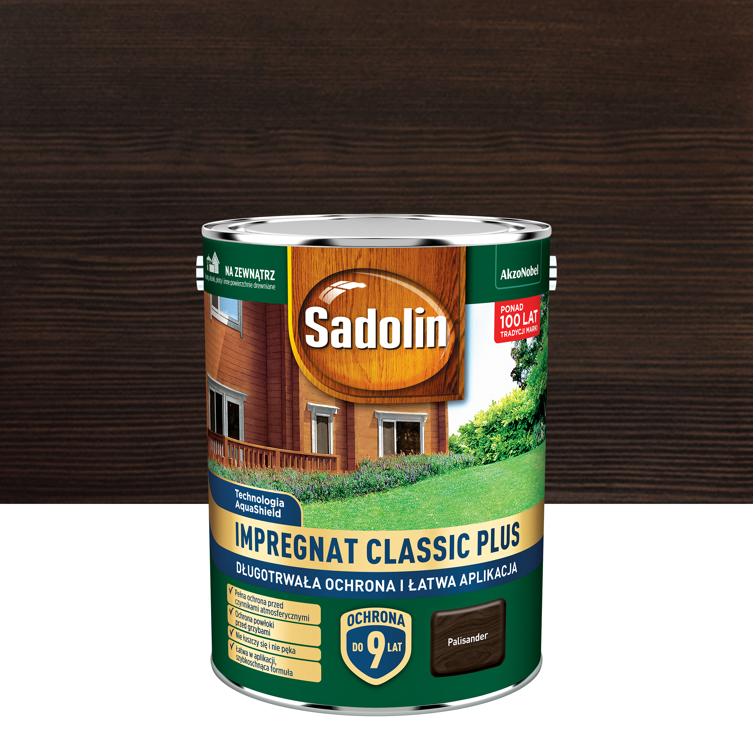 Impregnat do drewna Classic Plus 4.5 l Palisander Sadolin
