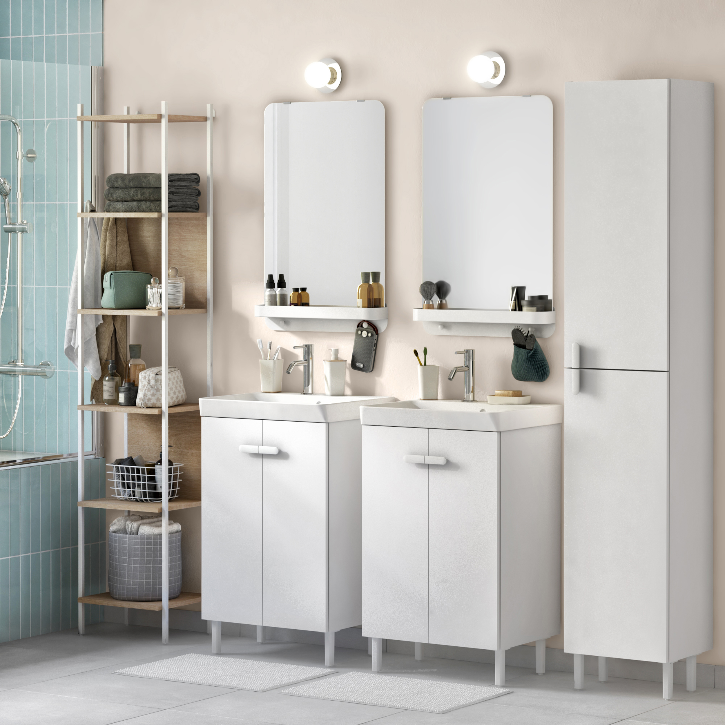 Lustro bez oświetlenia Easy 50 X 79 Sensea - 14