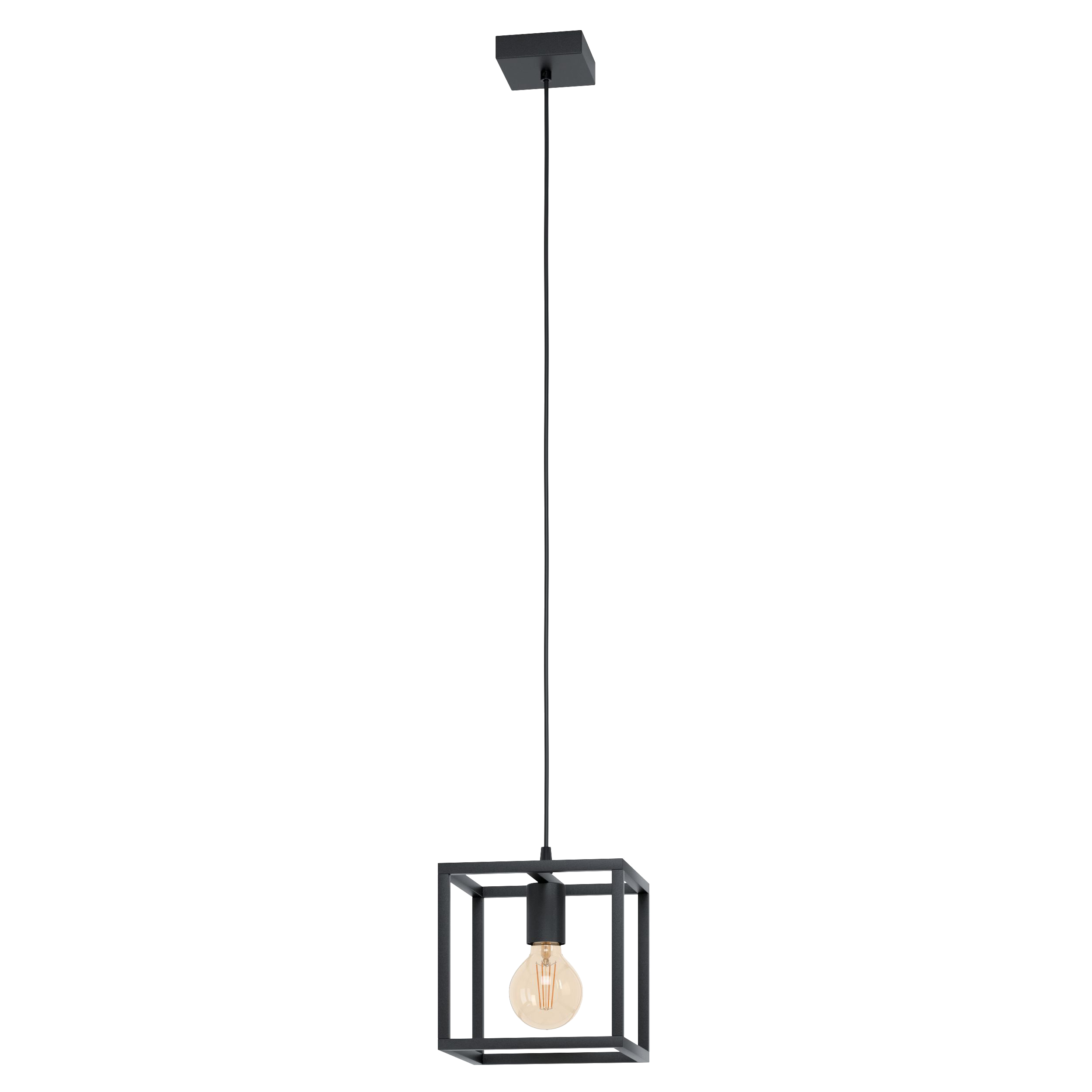 Lampa wisząca Eldrick czarna E27 Inspire - 7