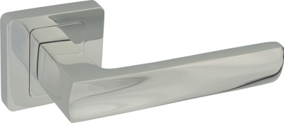 Rozetklink Gouwe chroom