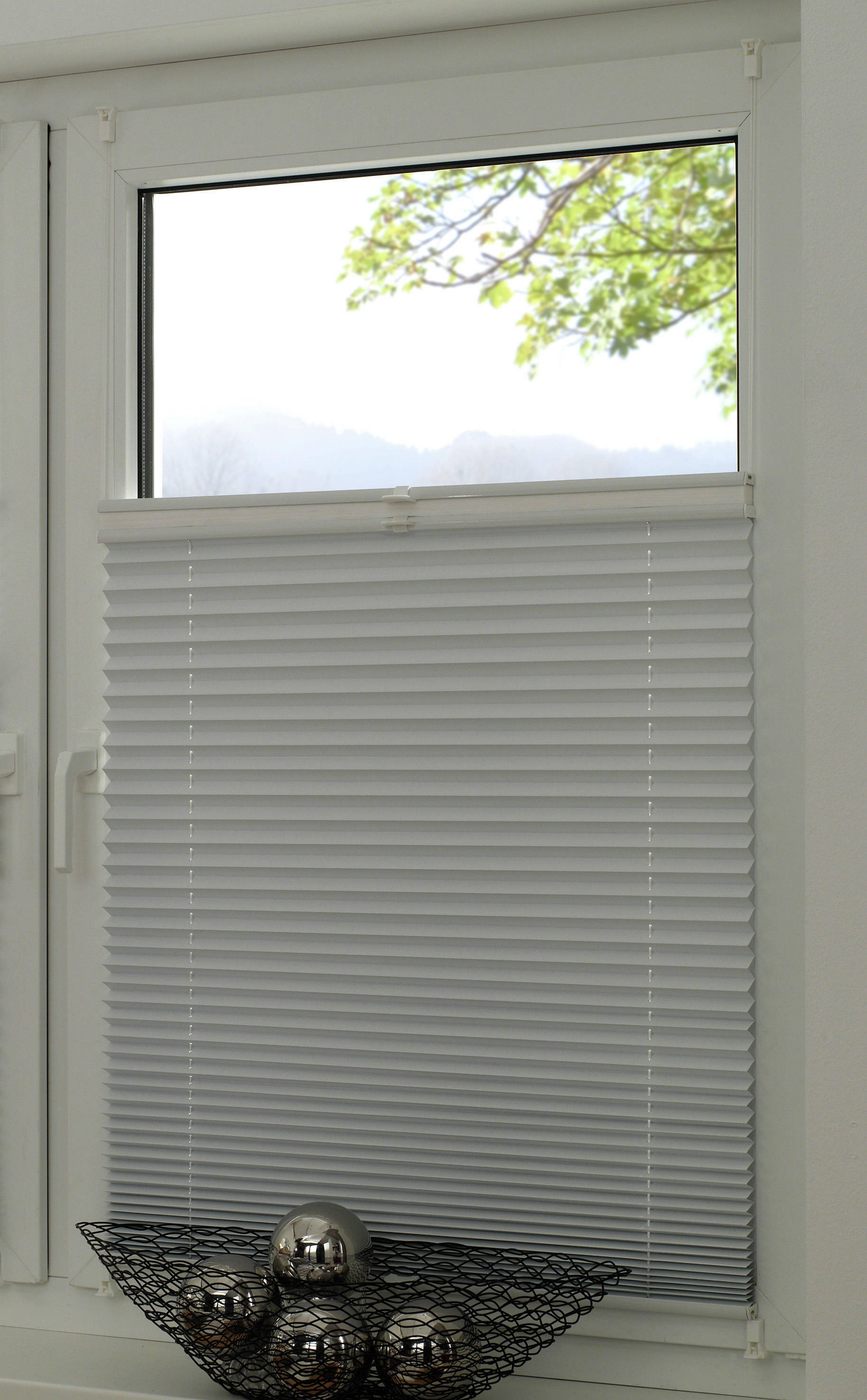 Roleta plisowana Duo 57 x 150 cm szara - 2