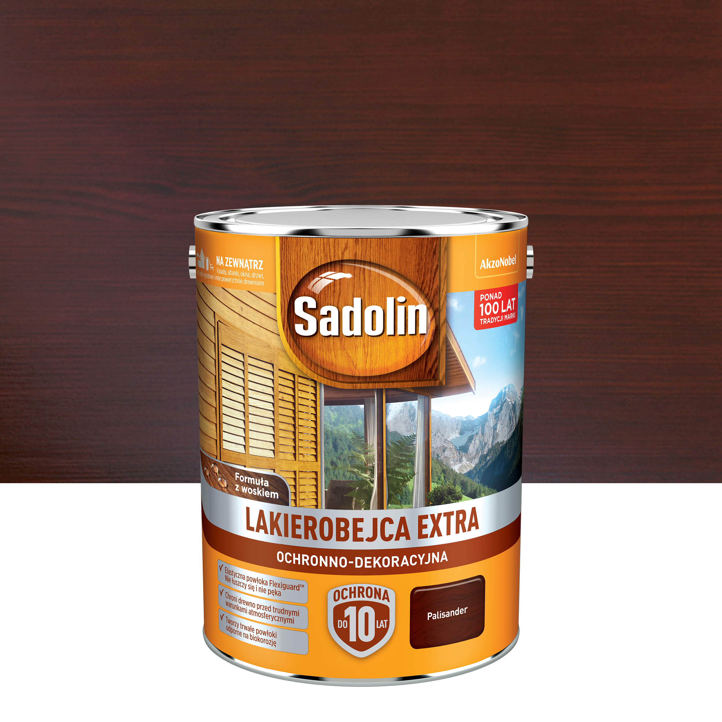 Lakierobejca do drewna Extra 5 l Palisander Sadolin