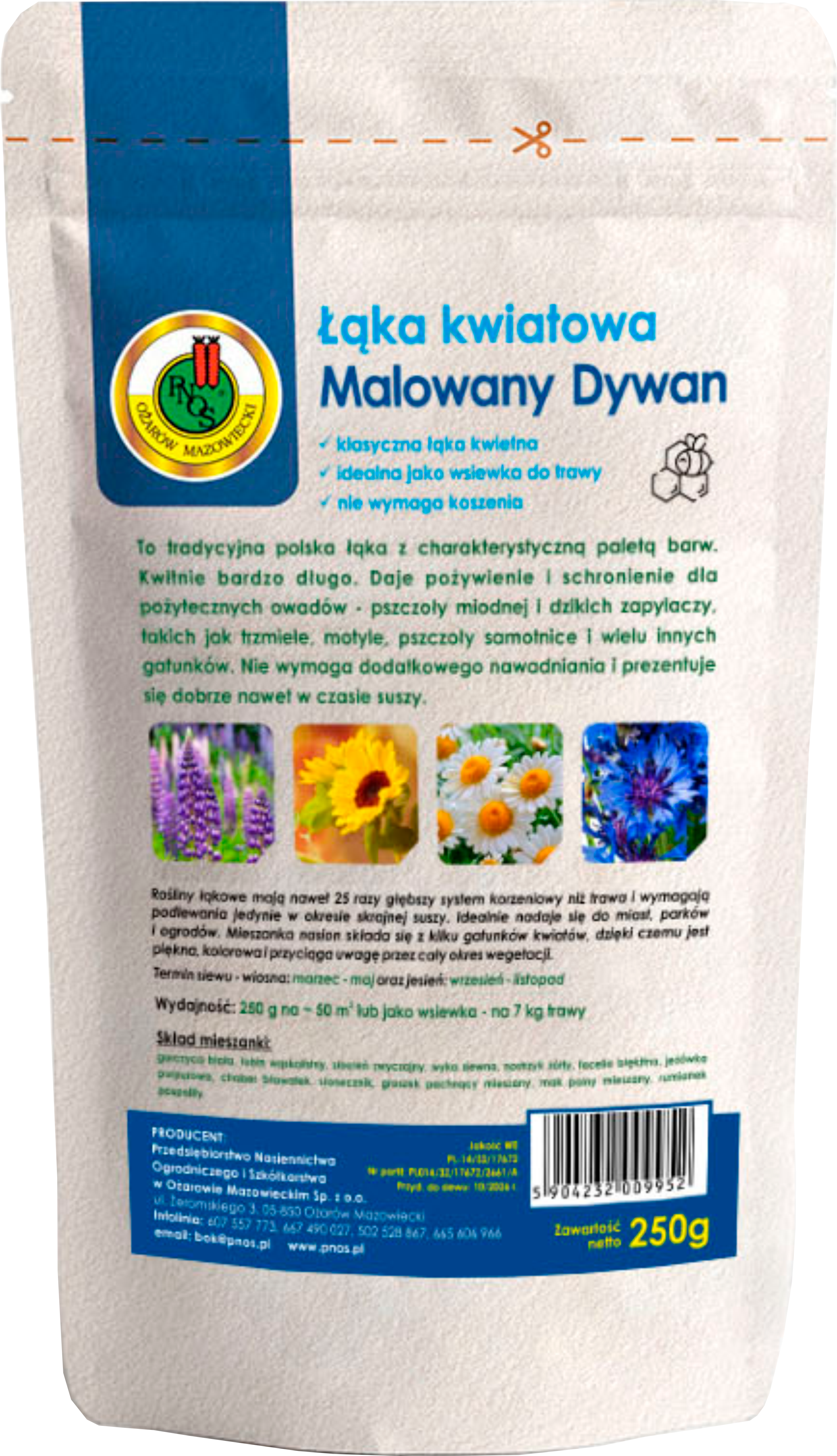 Łąka kwiatowa Malowany dywan 250g Pnos