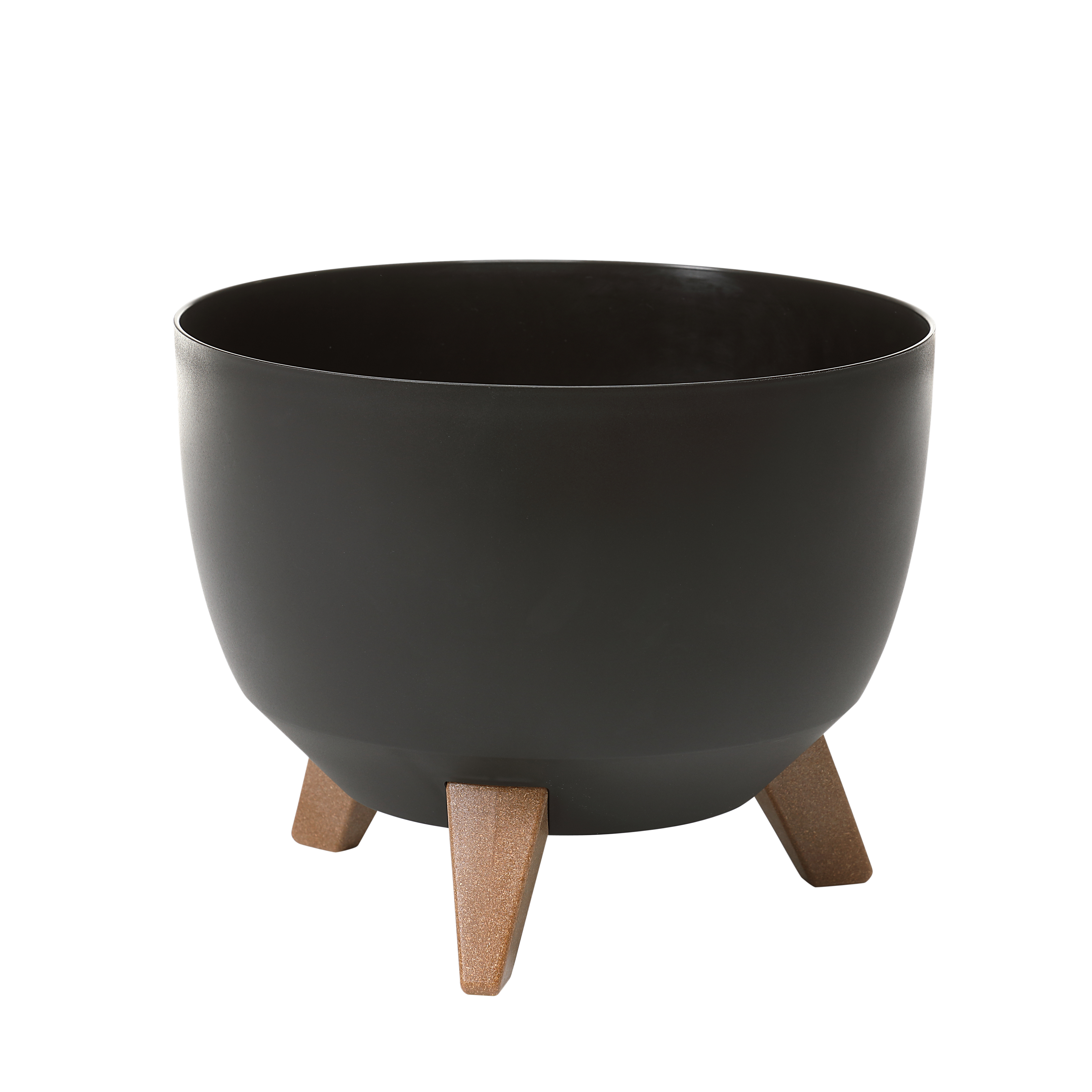 Donica duża Misa Roma śr.29 cm czarna Lamela