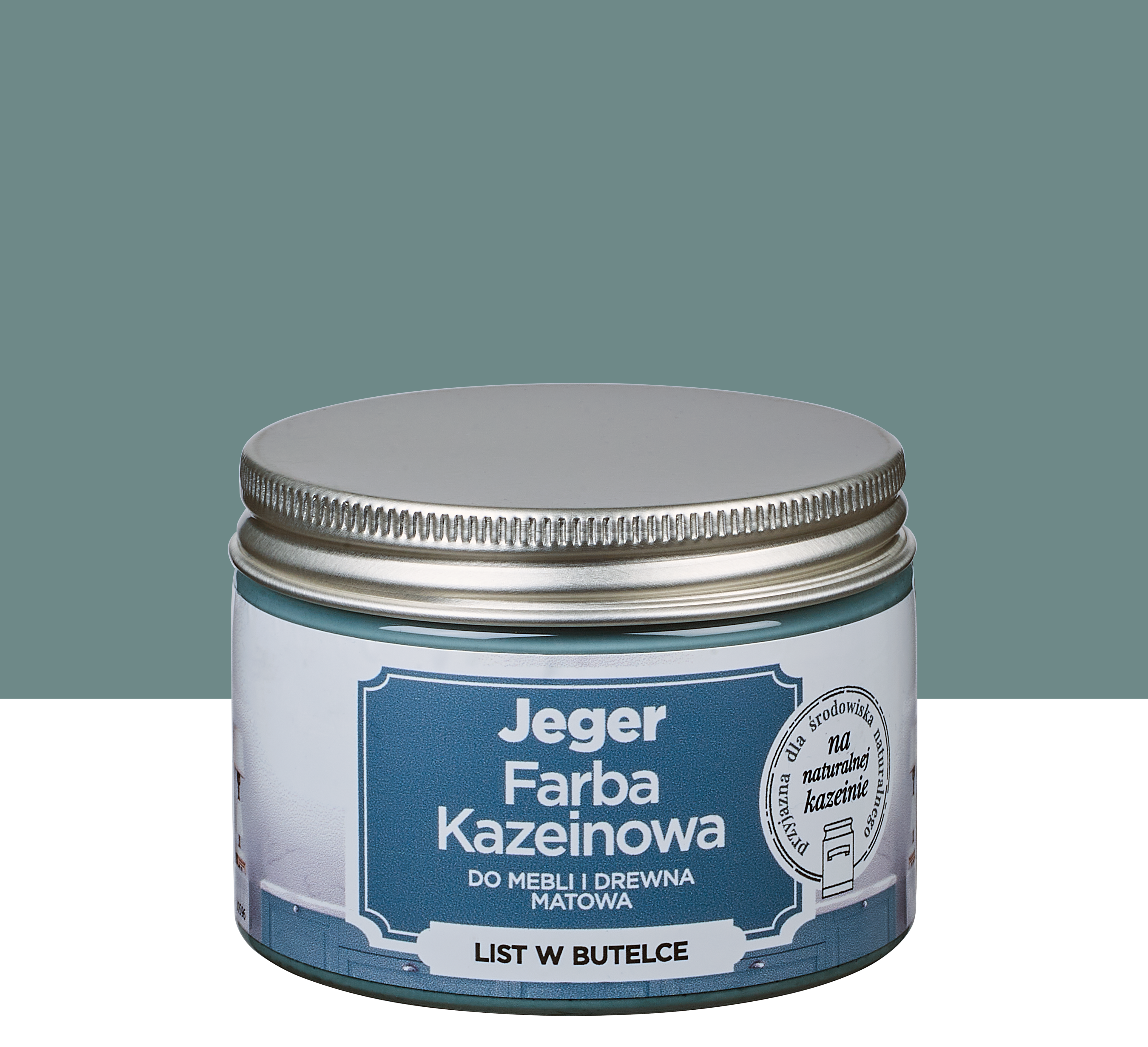 Farba kazeinowa 0.125 l List w butelce Jeger